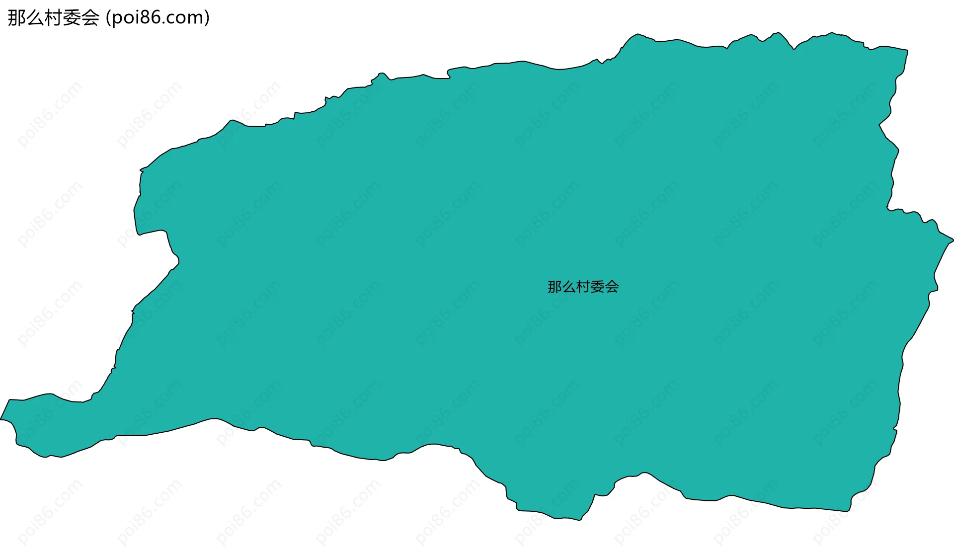那么村委会边界地图