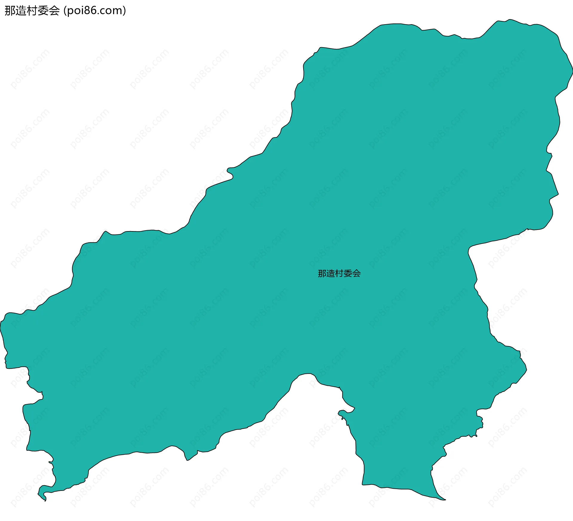 那造村委会边界地图