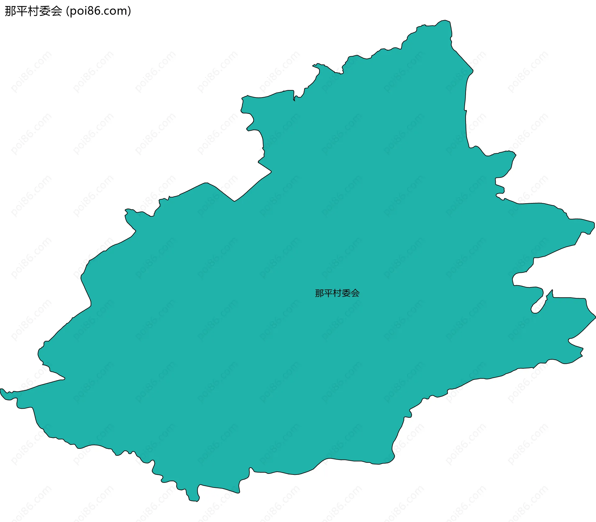 那平村委会边界地图