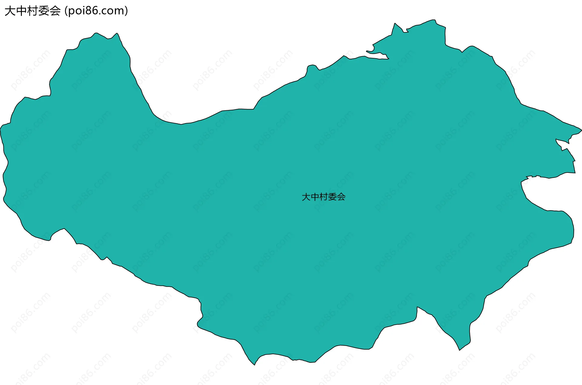 大中村委会边界地图