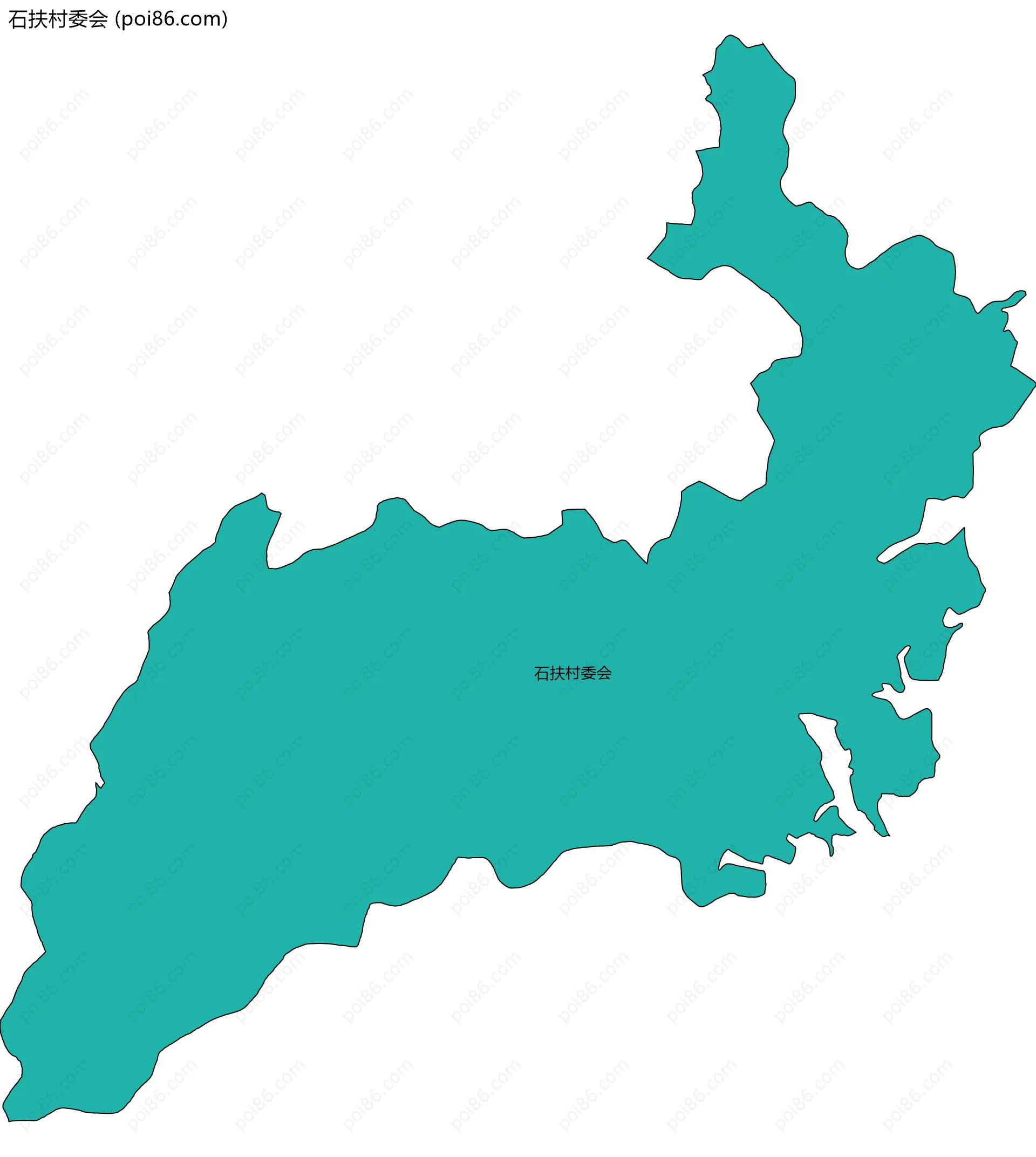 石扶村委会边界地图