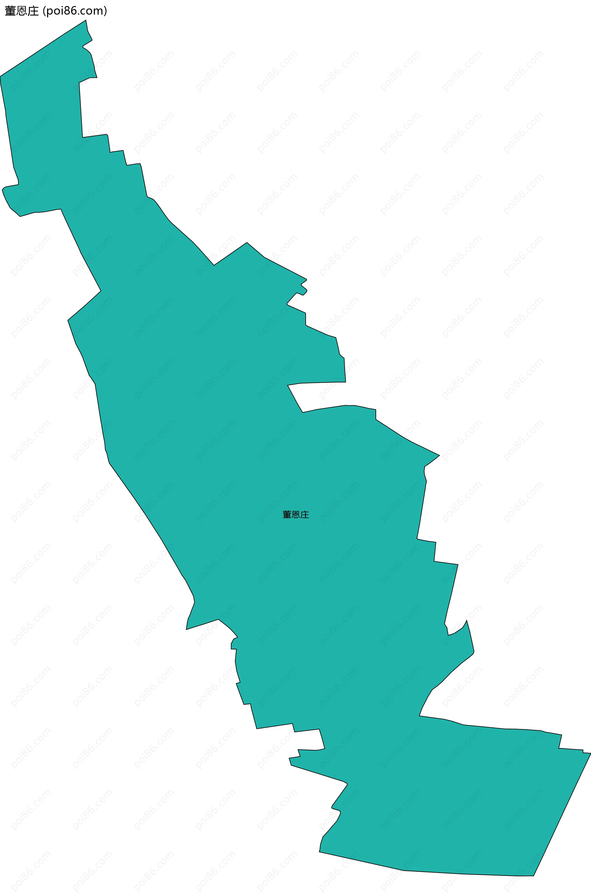 董恩庄边界地图