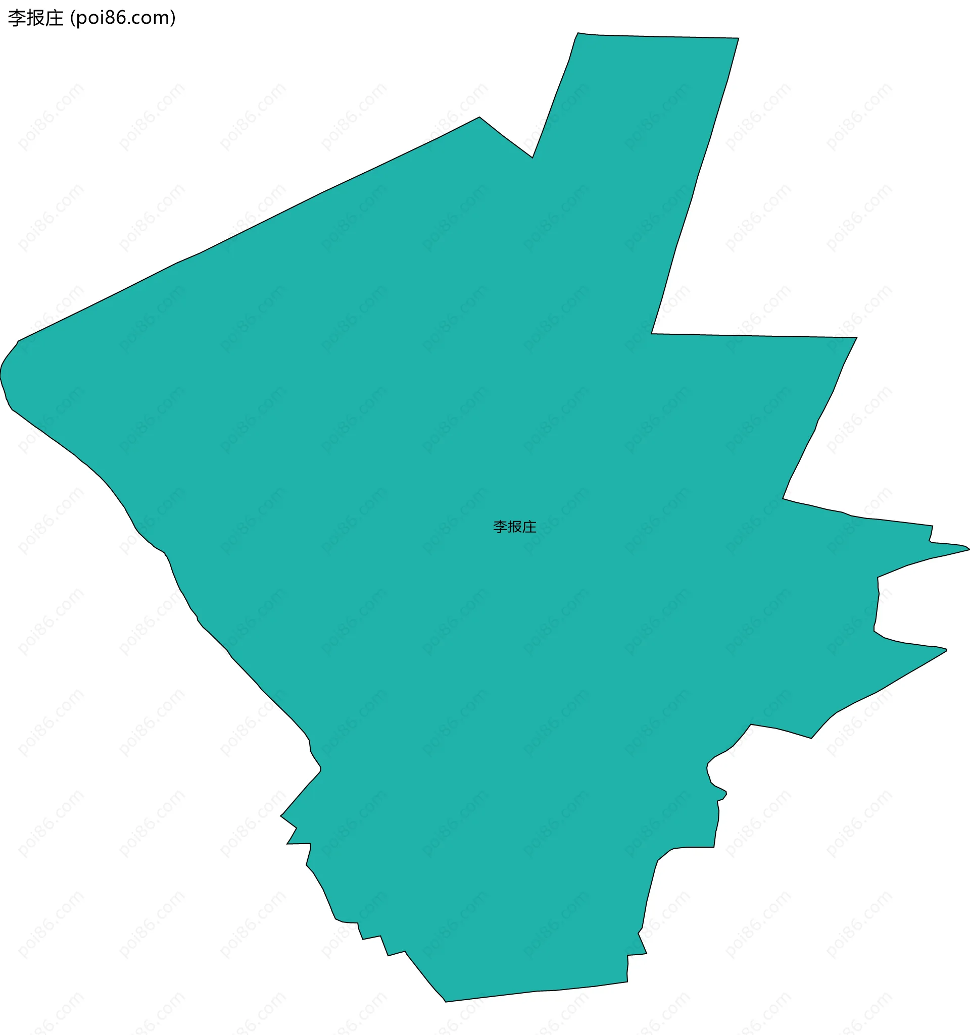 李报庄边界地图