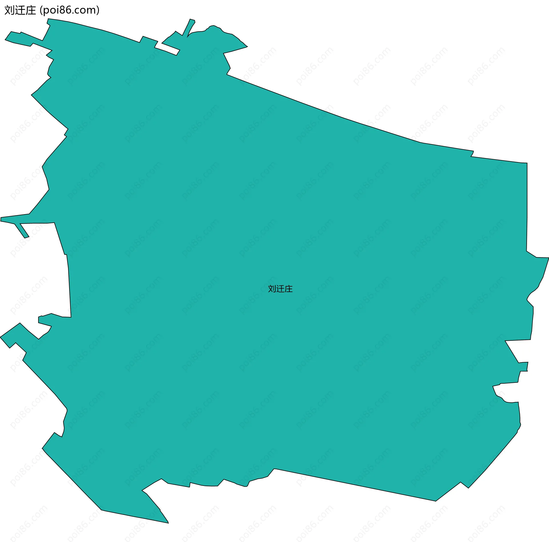 刘迁庄边界地图