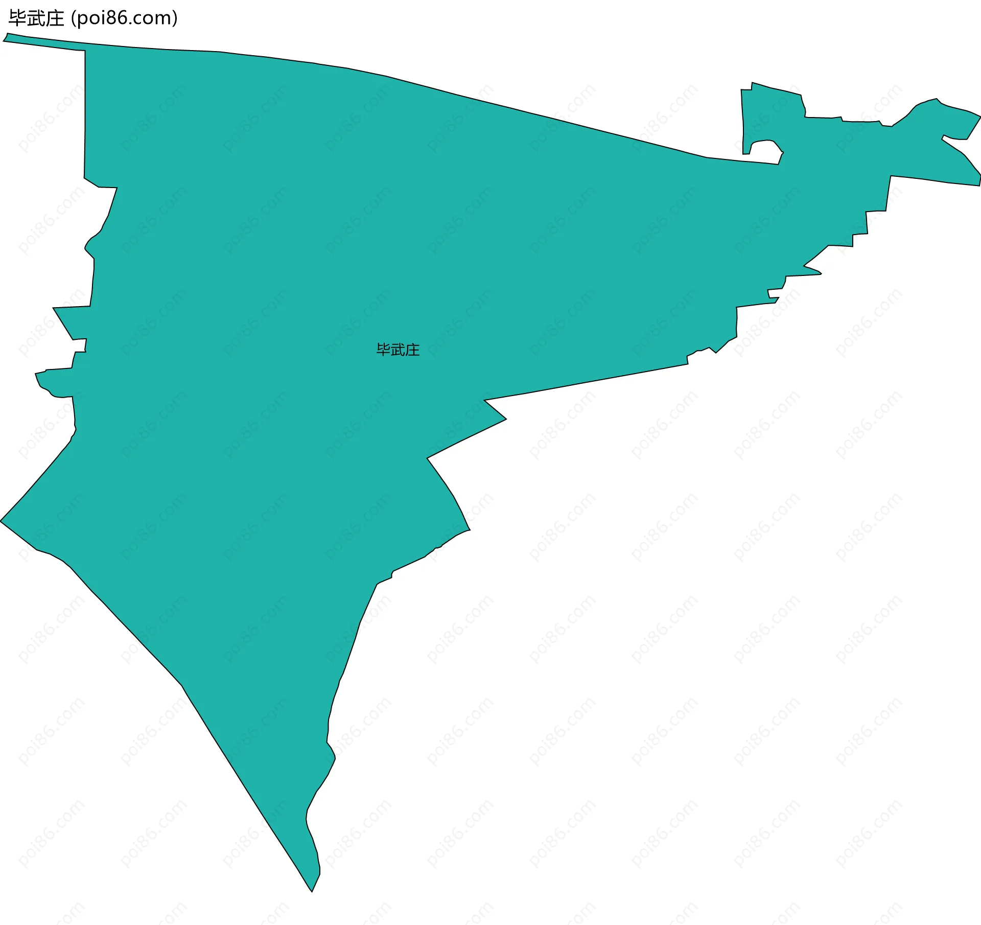 毕武庄边界地图