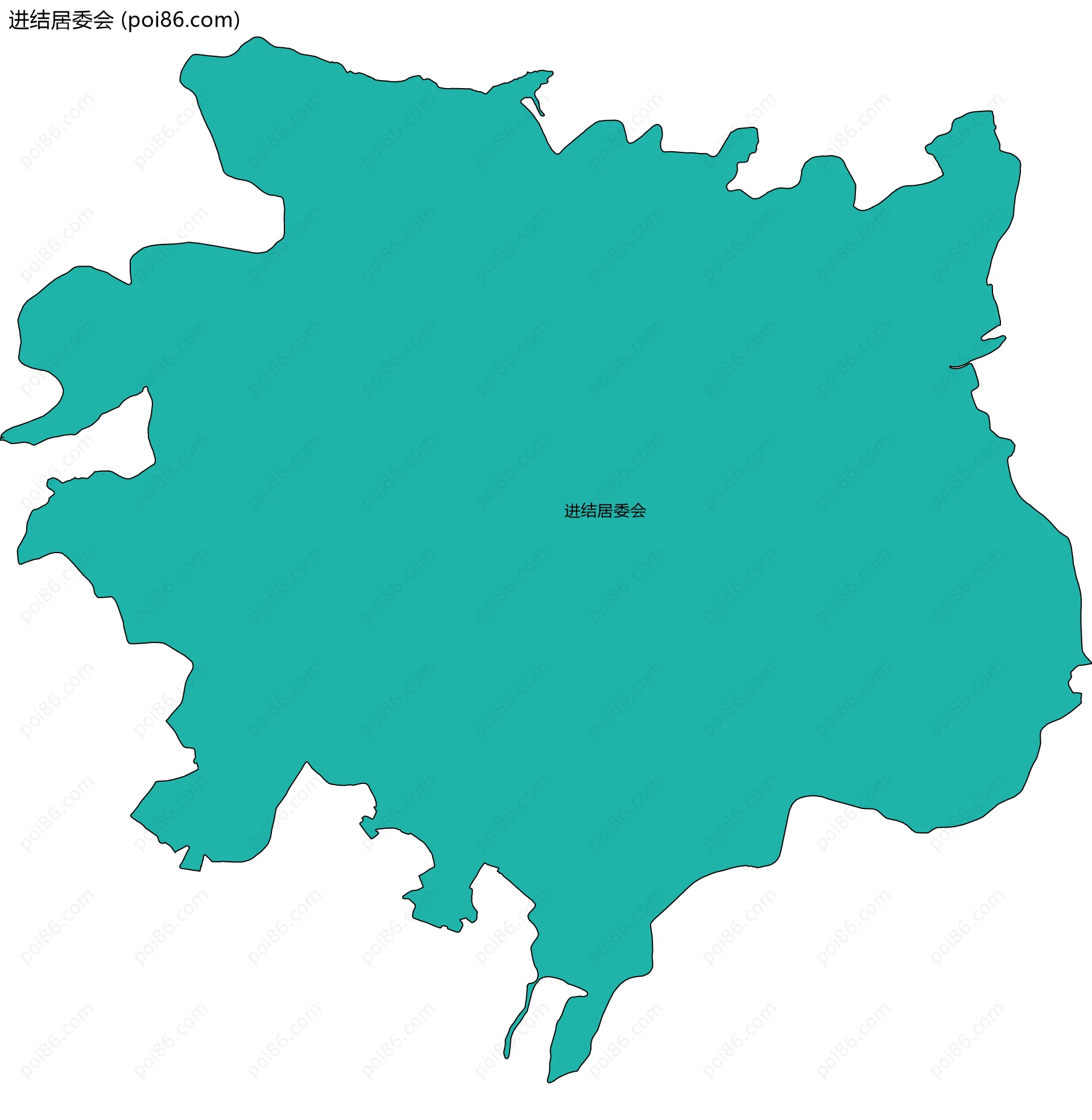 进结居委会边界地图