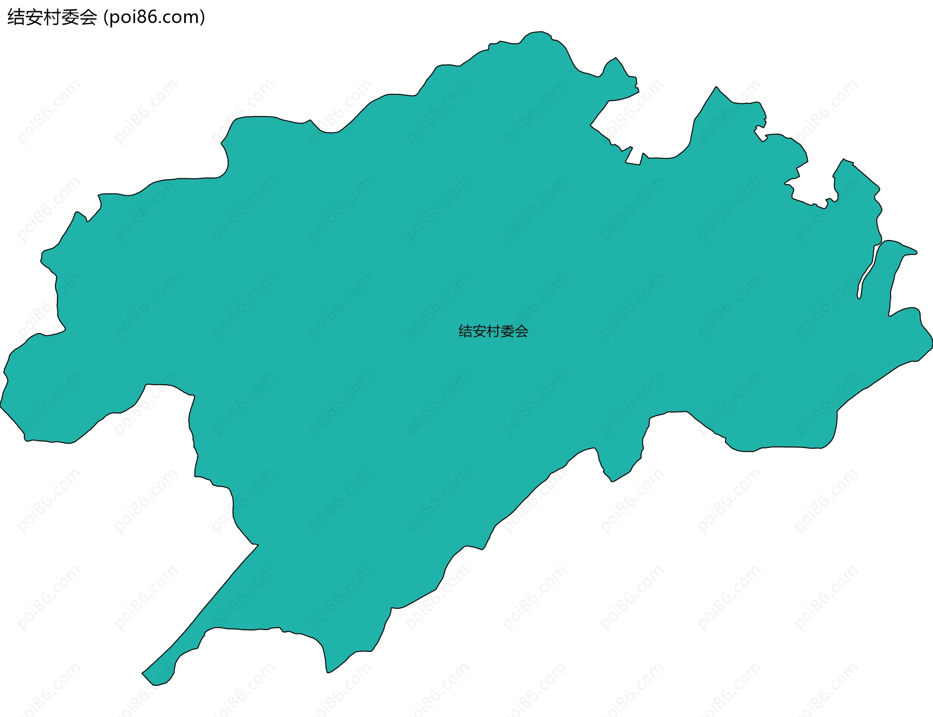 结安村委会边界地图