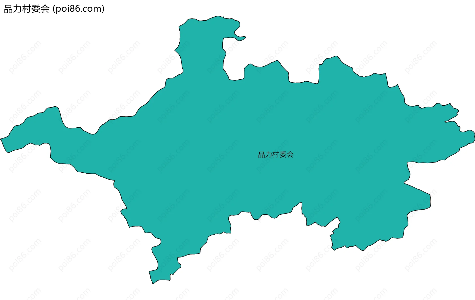 品力村委会边界地图