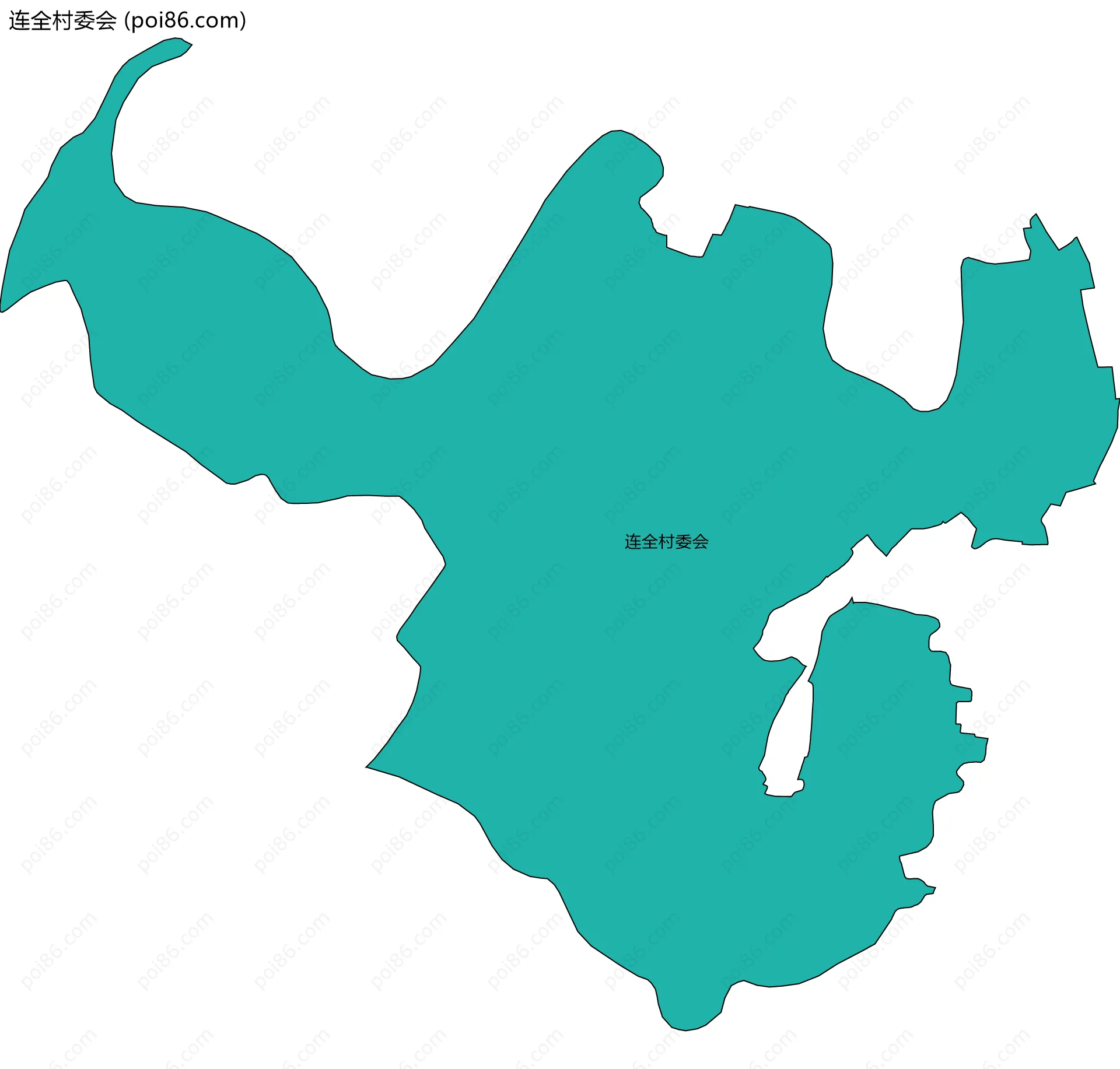 连全村委会边界地图