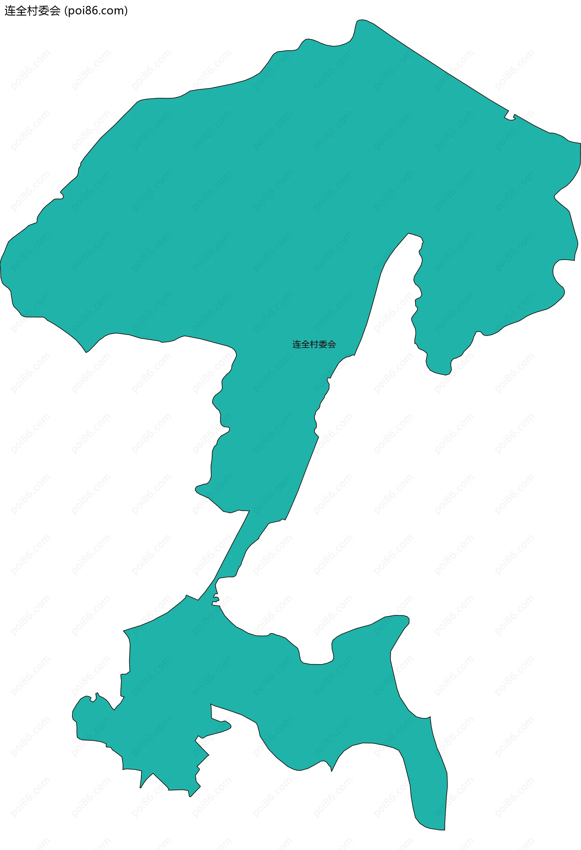 连全村委会边界地图