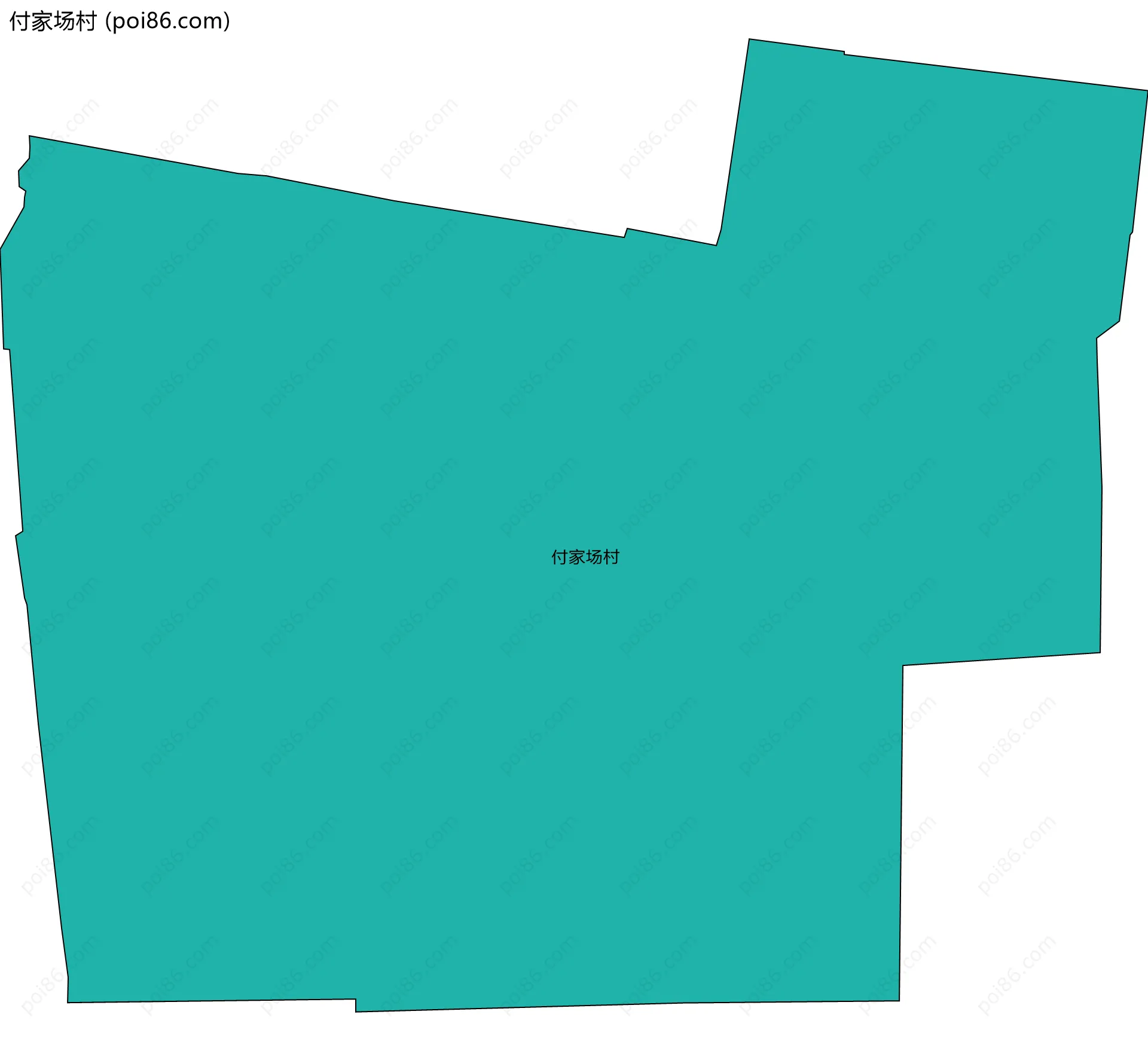 付家场村边界地图