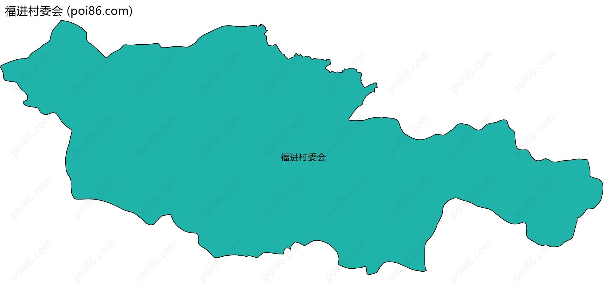 福进村委会边界地图