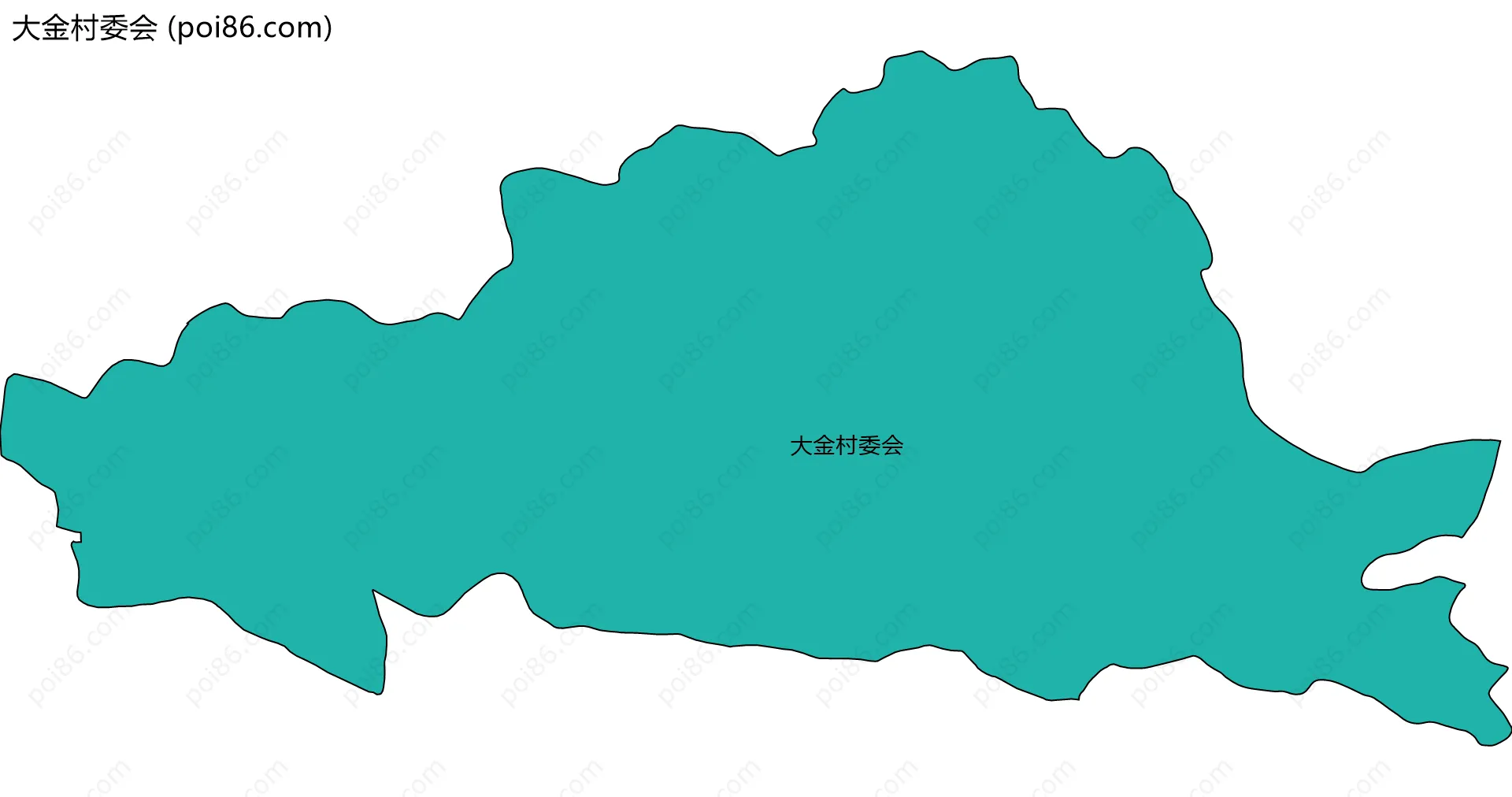 大金村委会边界地图