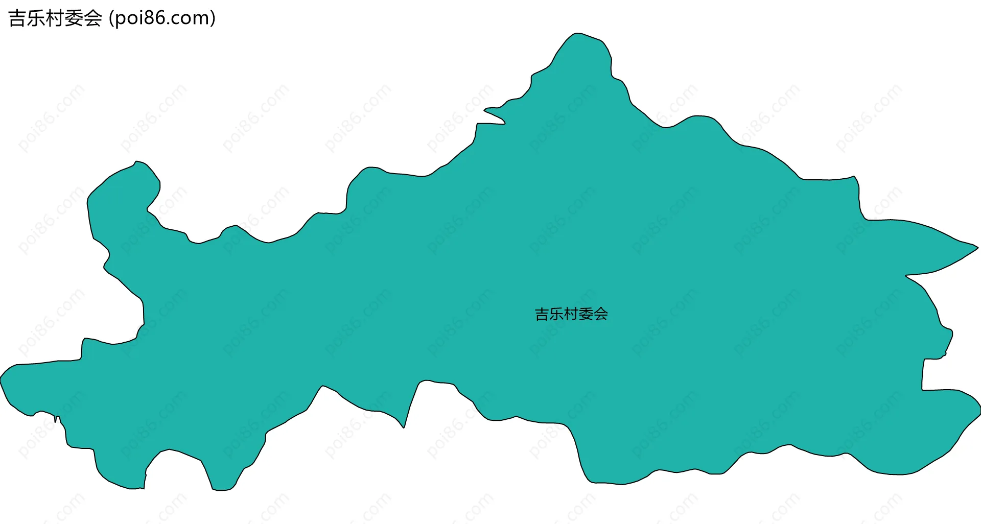 吉乐村委会边界地图