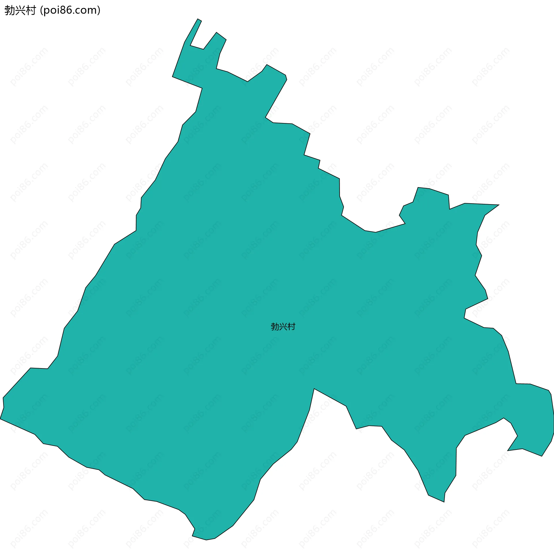 勃兴村边界地图
