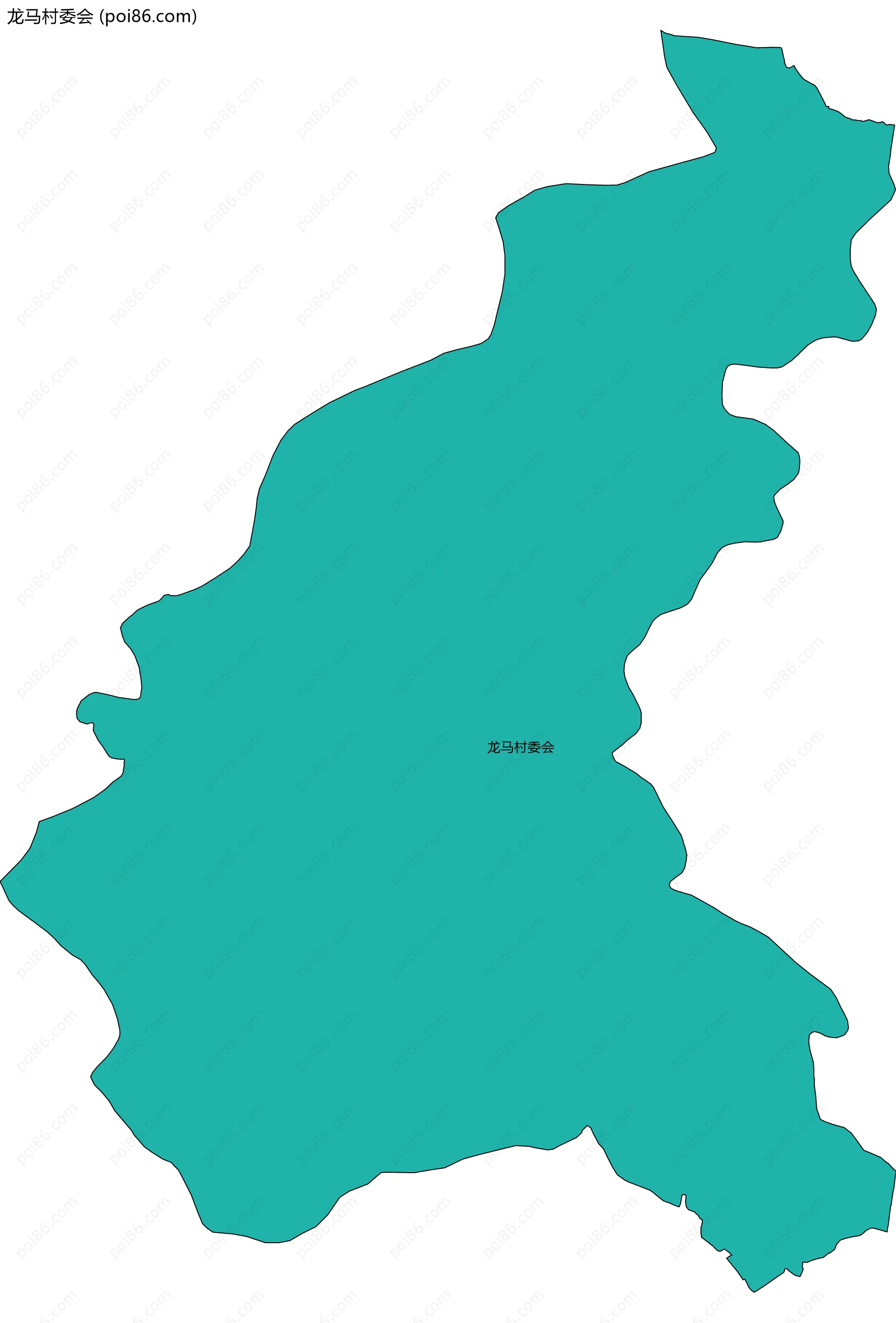 龙马村委会边界地图