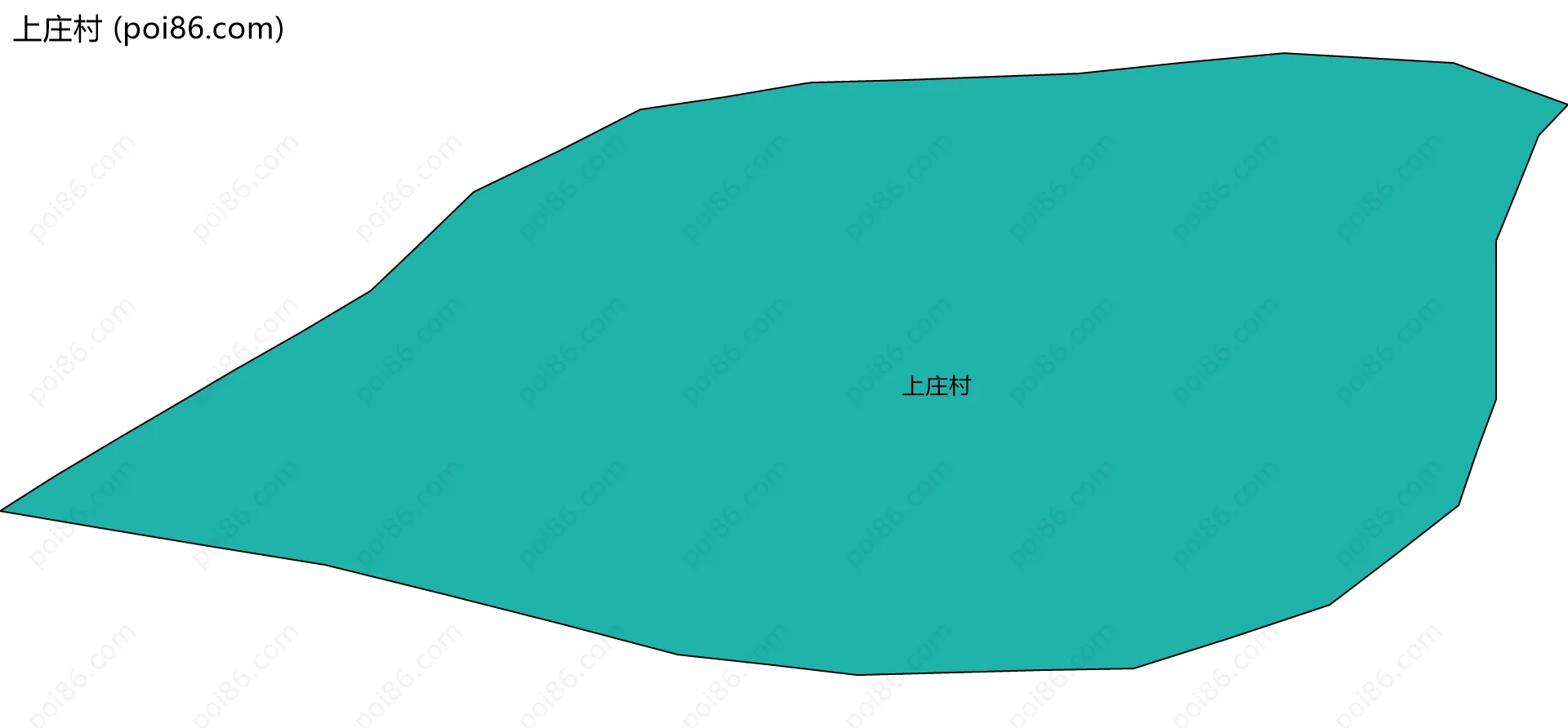 上庄村边界地图