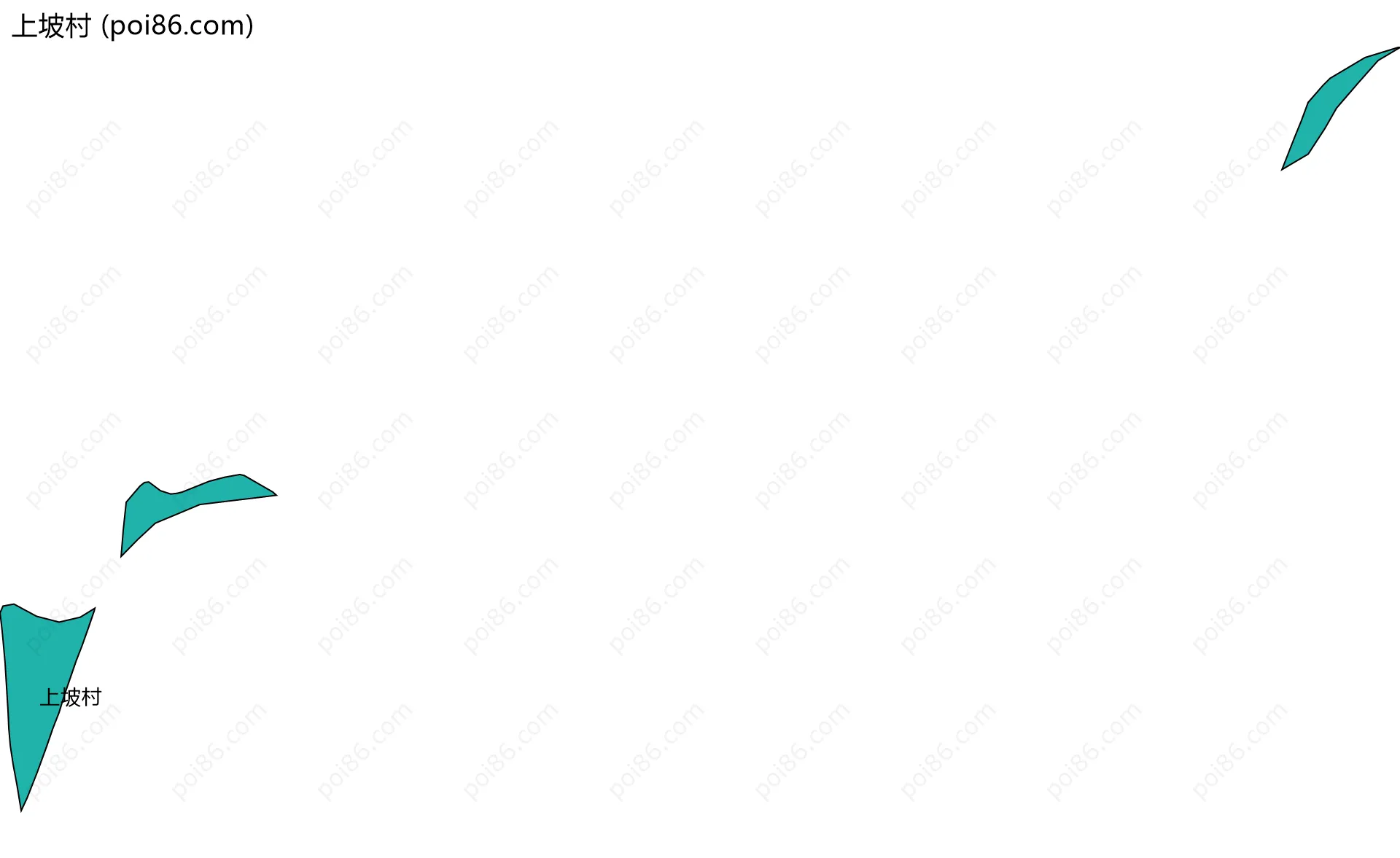 上坡村边界地图