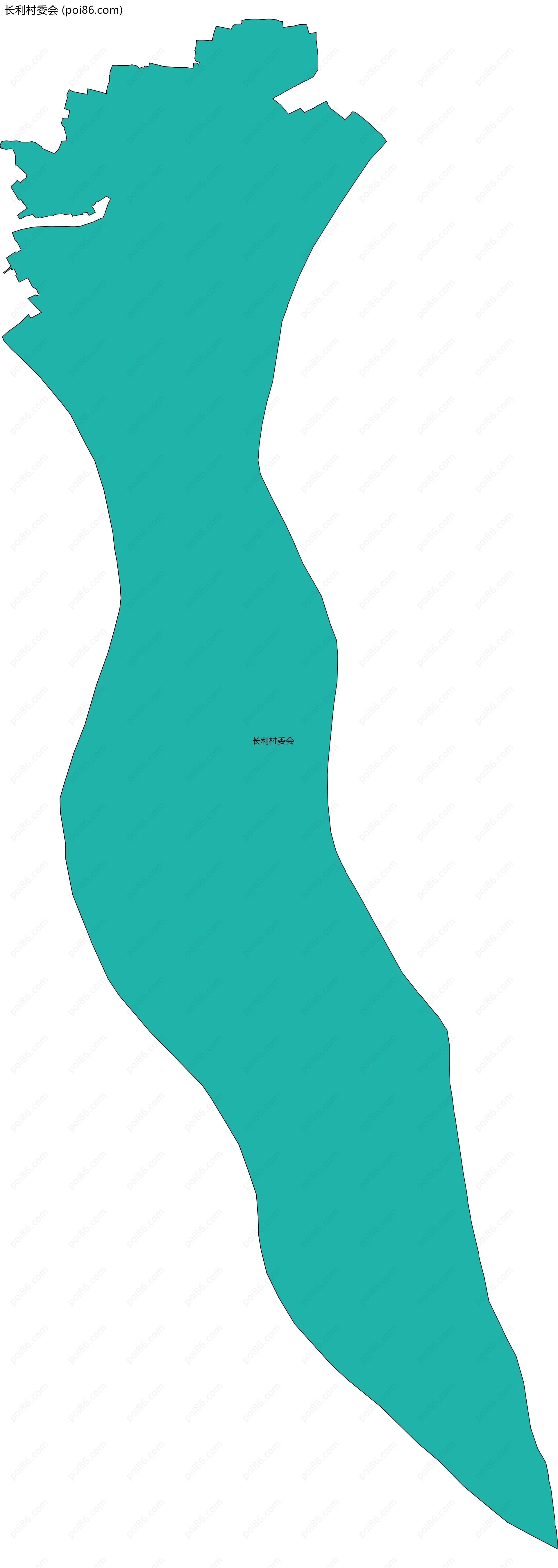 长利村委会边界地图