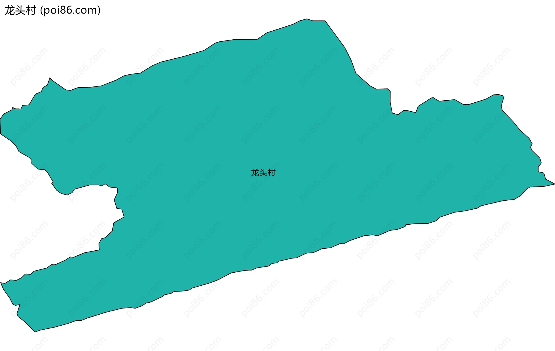 龙头村边界地图