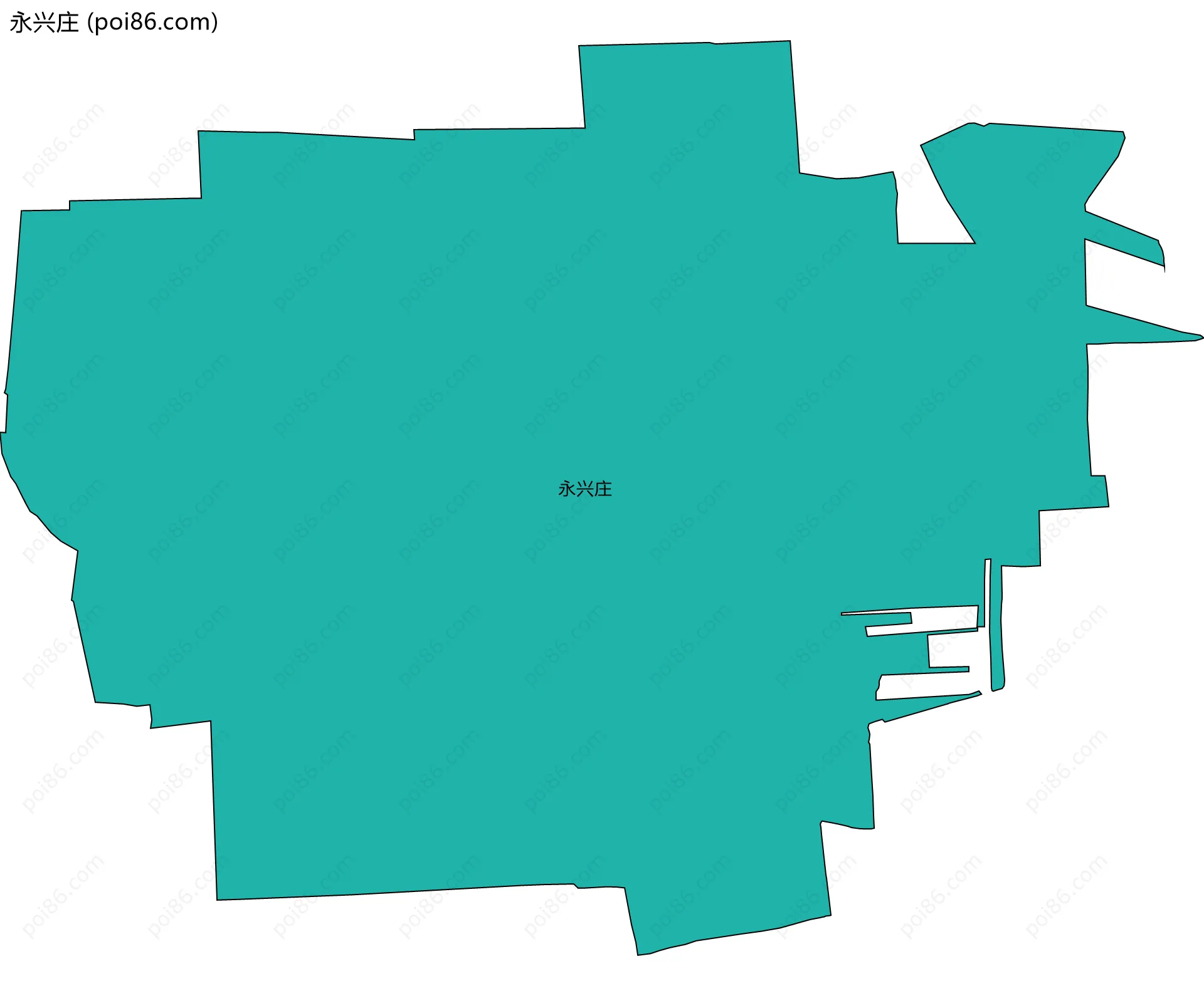 永兴庄边界地图