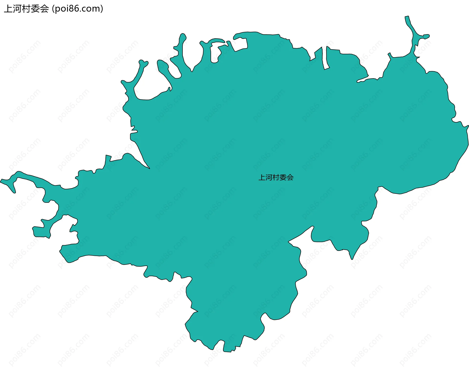 上河村委会边界地图