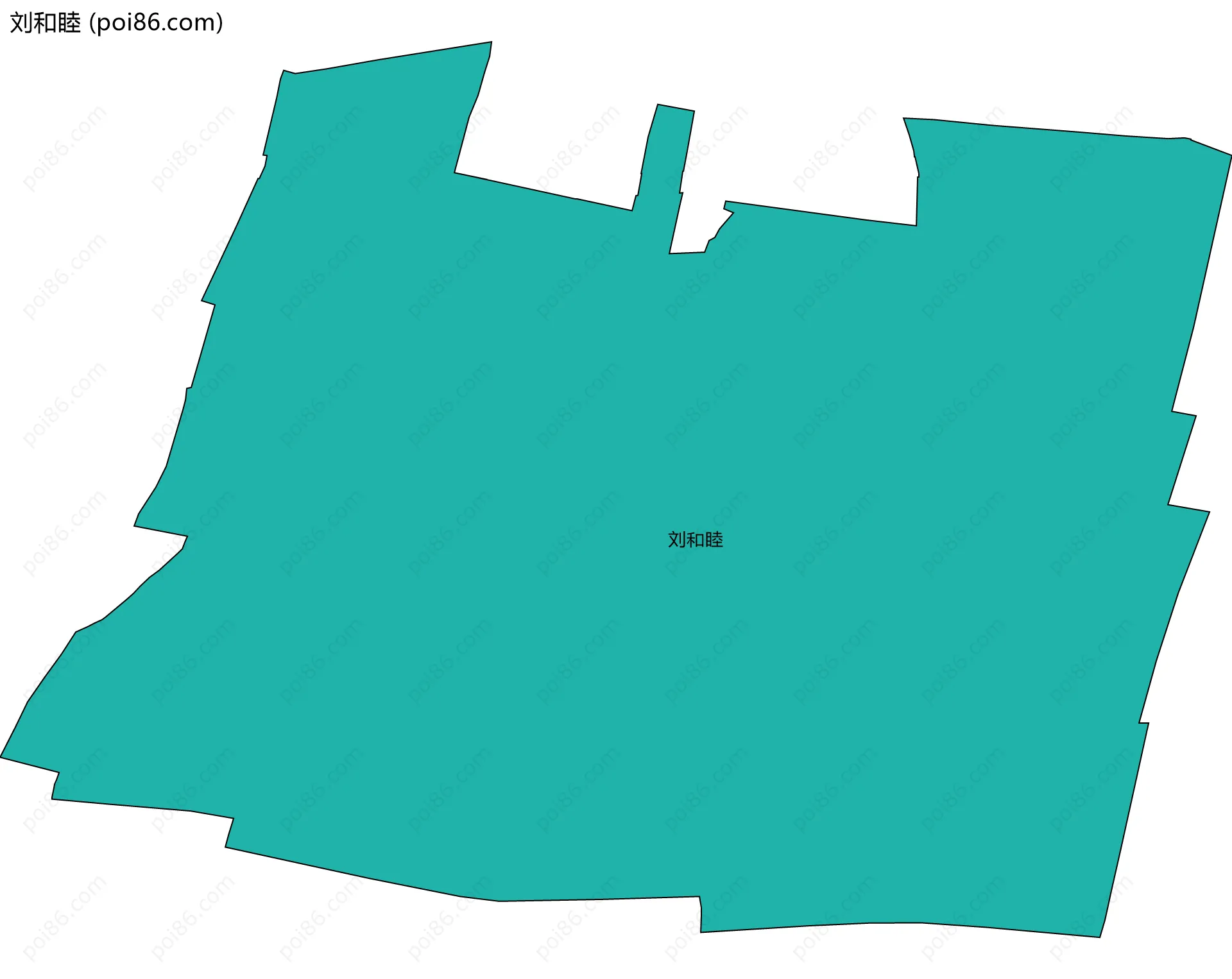 刘和睦边界地图