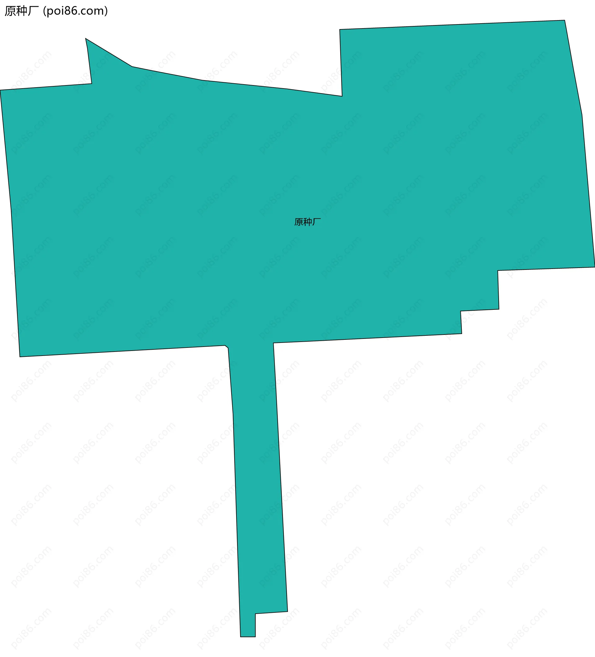 原种厂边界地图