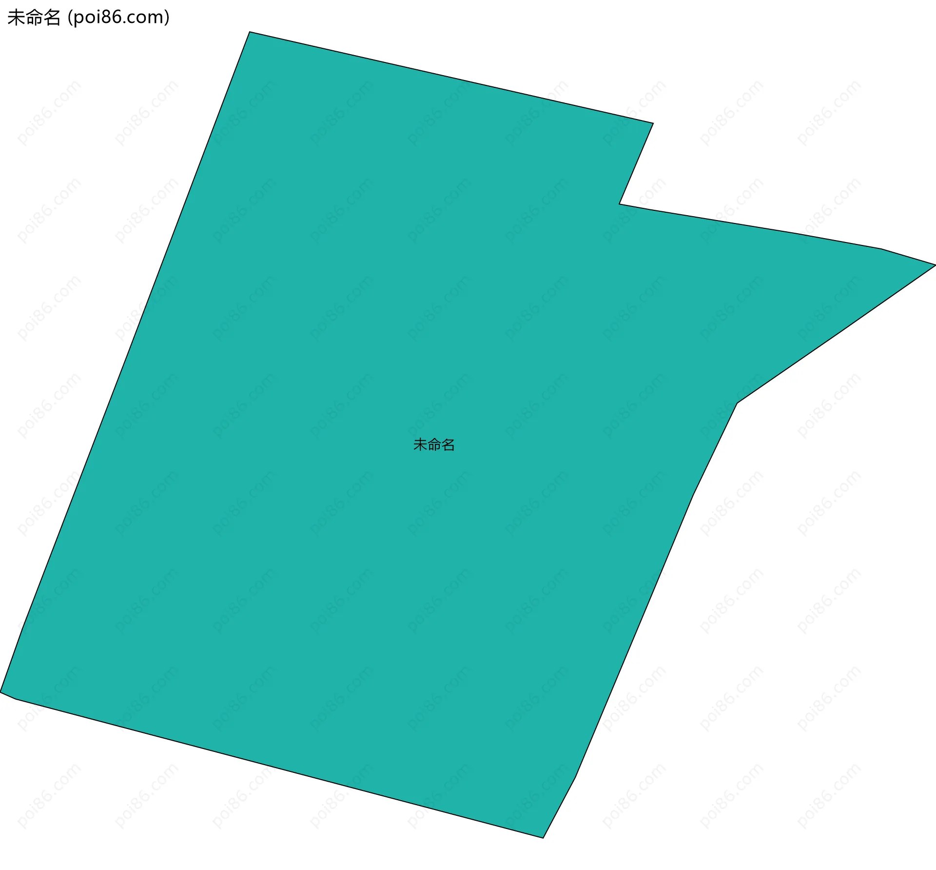 未命名边界地图