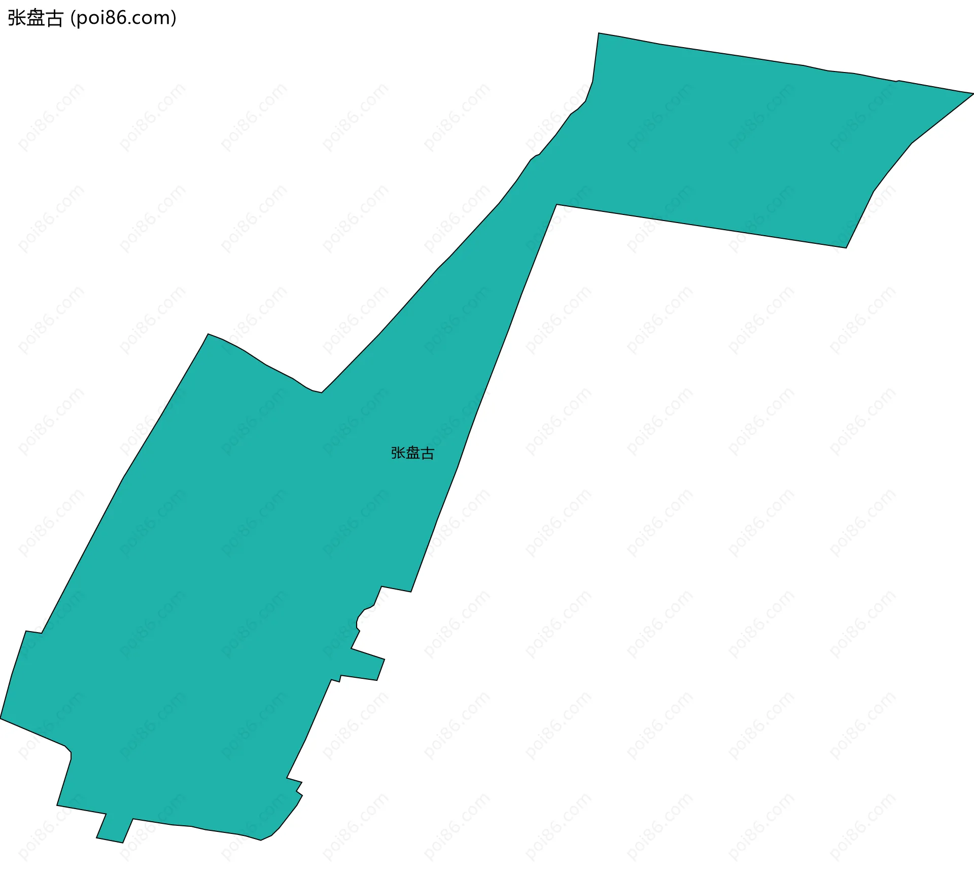 张盘古边界地图