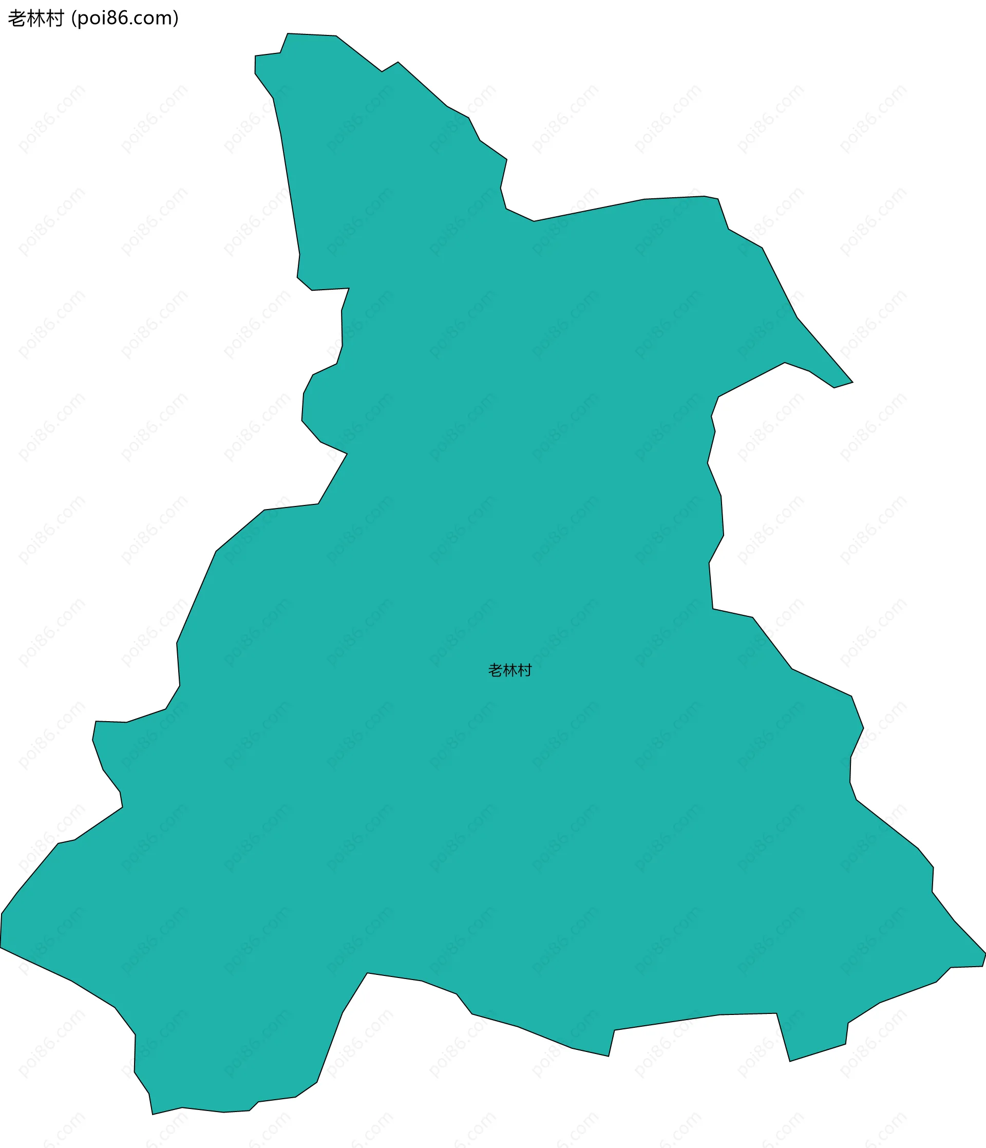 老林村边界地图