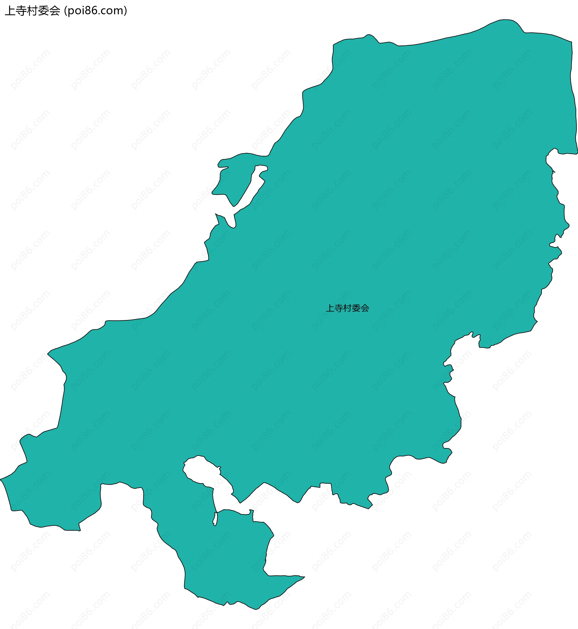 上寺村委会边界地图