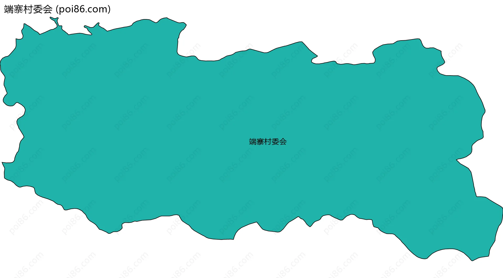 端寨村委会边界地图