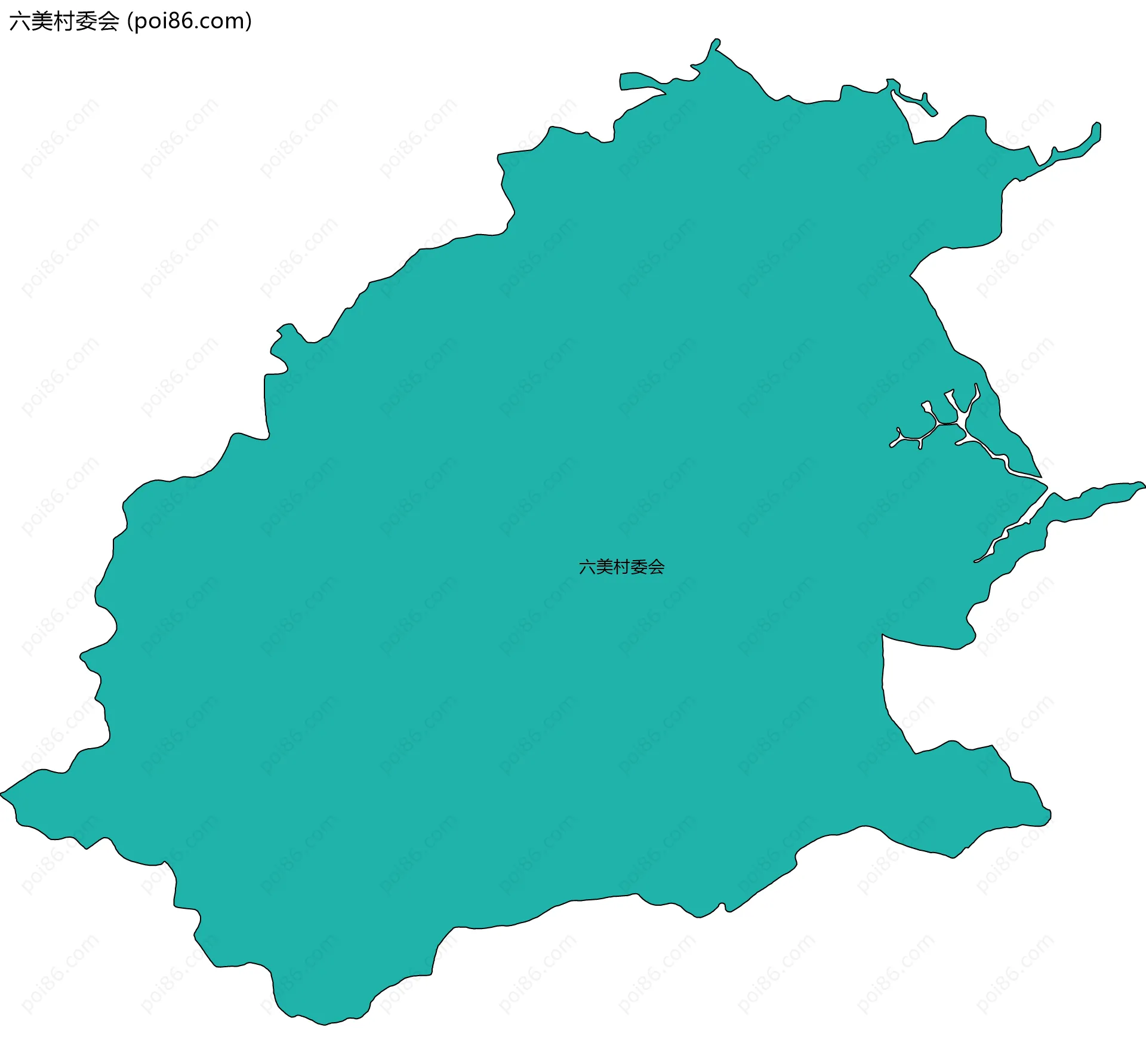 六美村委会边界地图