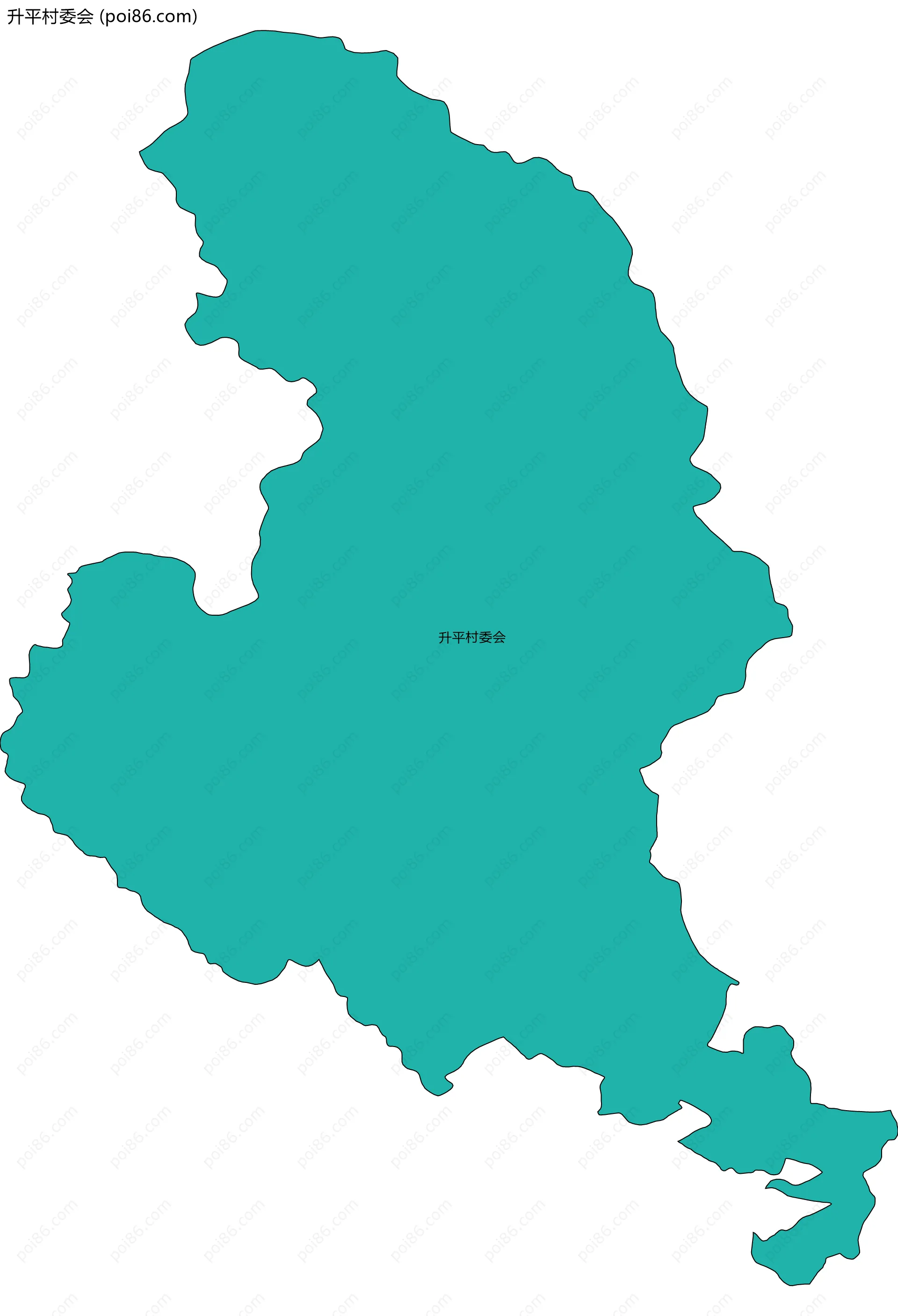 升平村委会边界地图