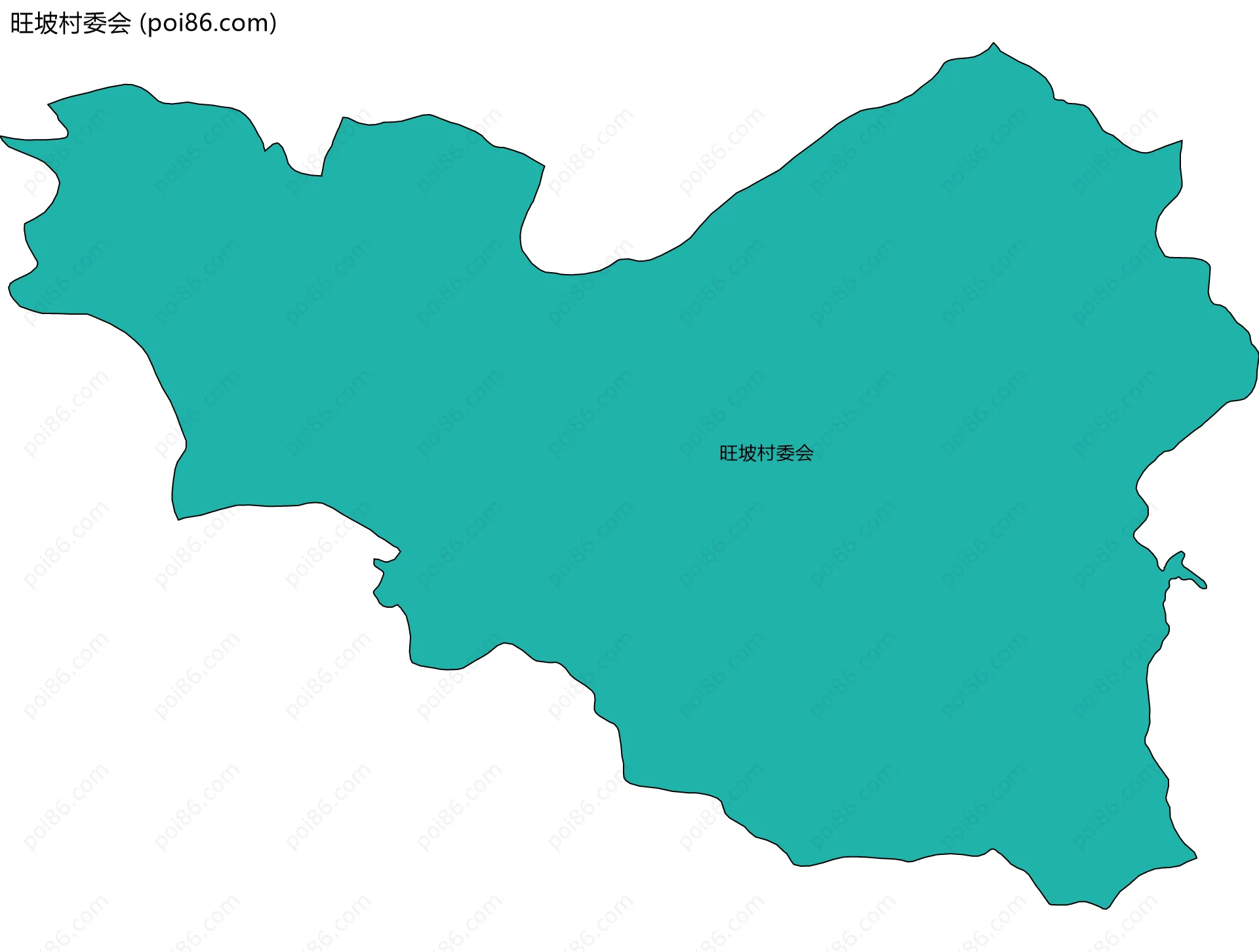 旺坡村委会边界地图