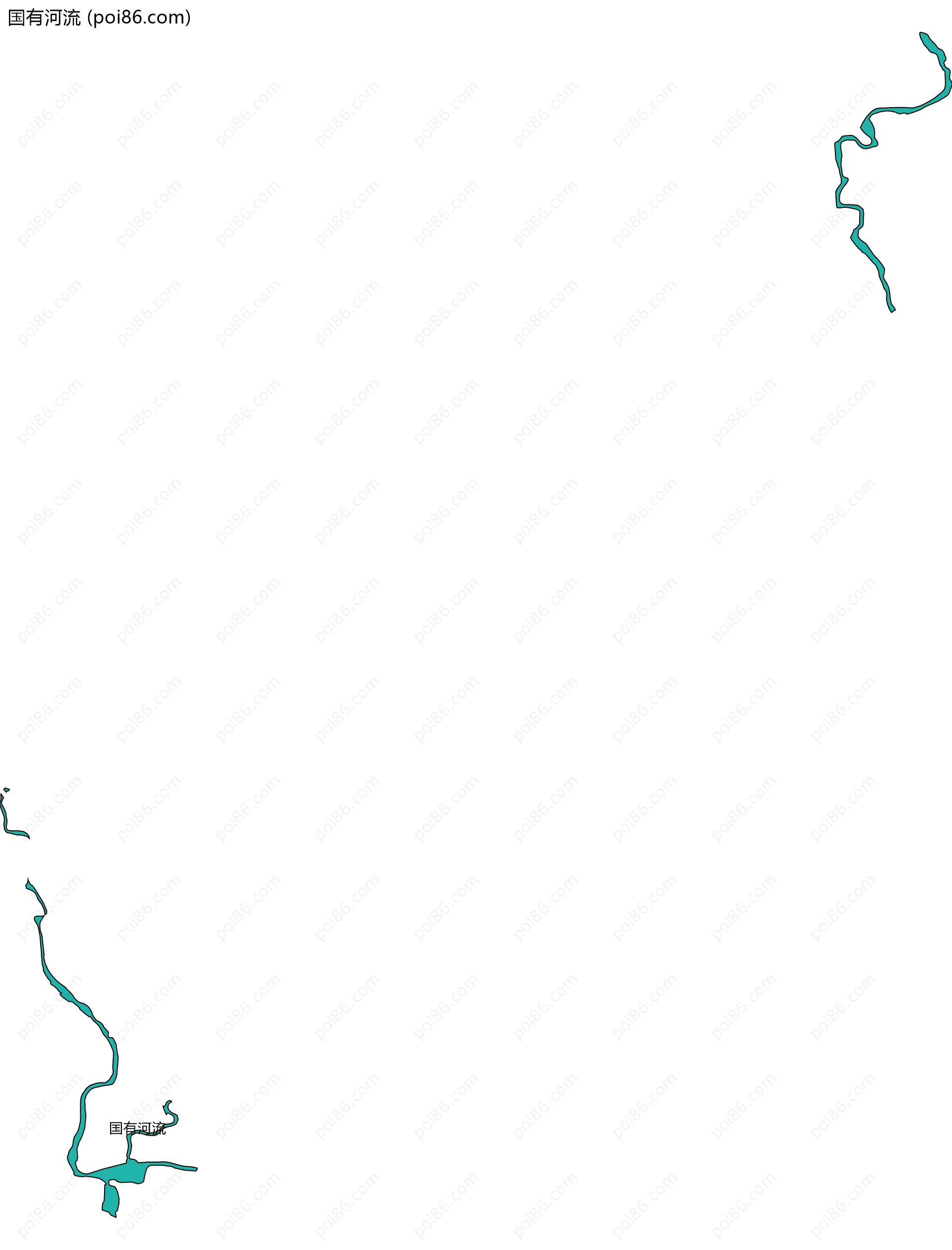 国有河流边界地图