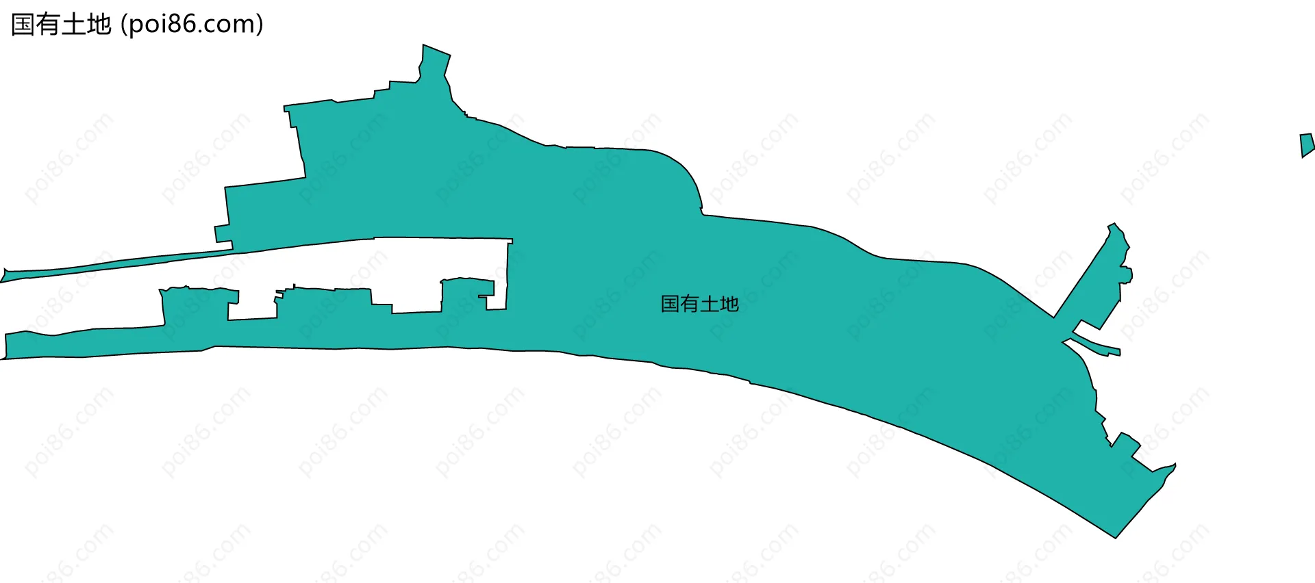 国有土地边界地图