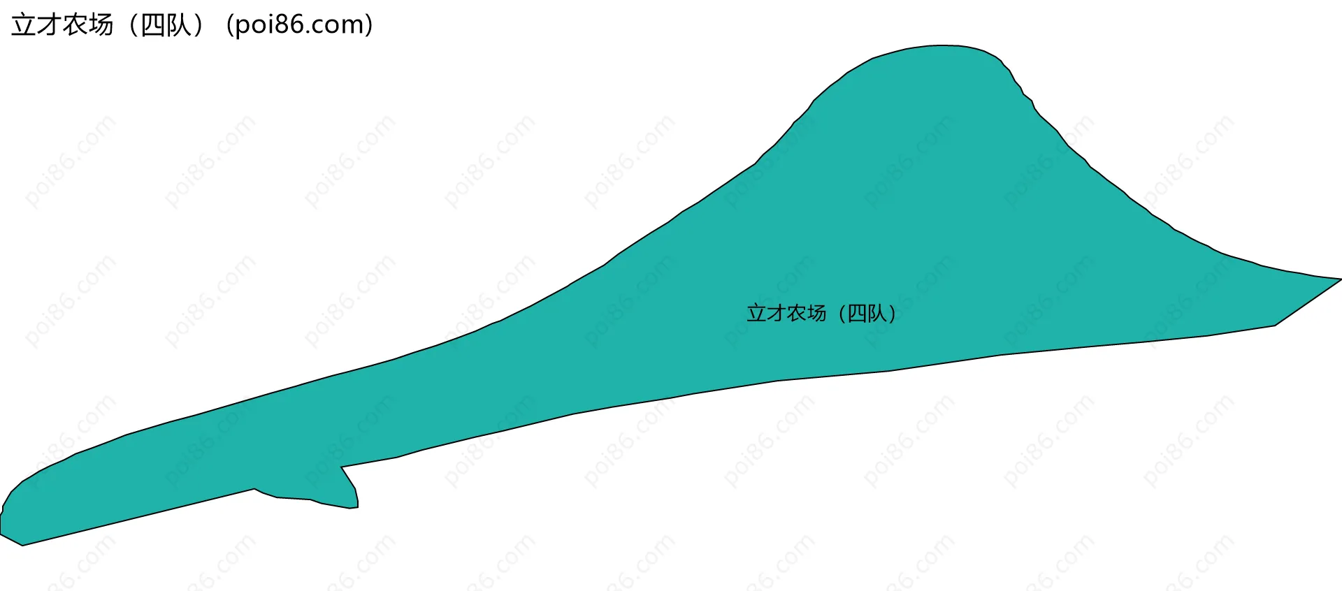 立才农场（四队）边界地图