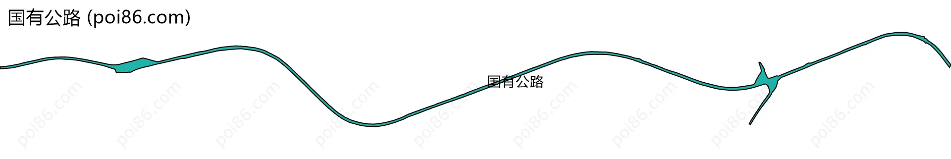 国有公路边界地图