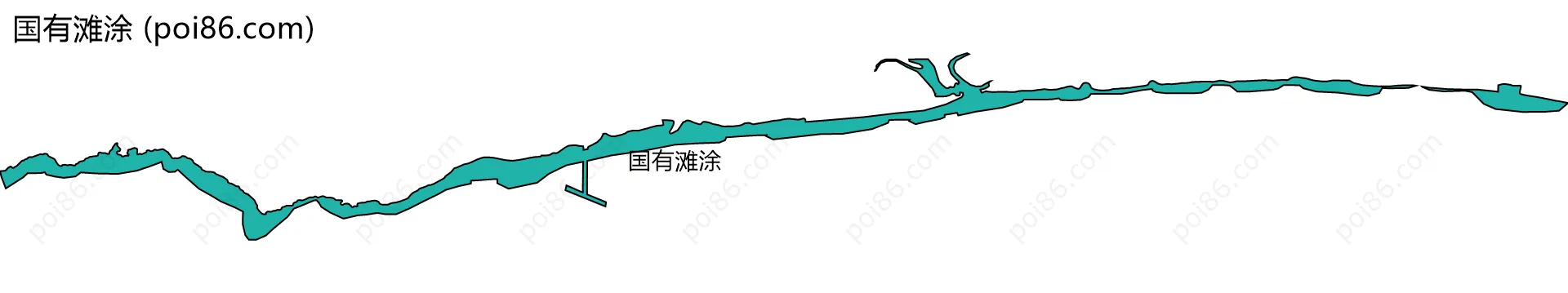 国有滩涂边界地图
