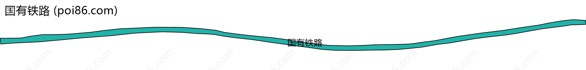 国有铁路边界地图