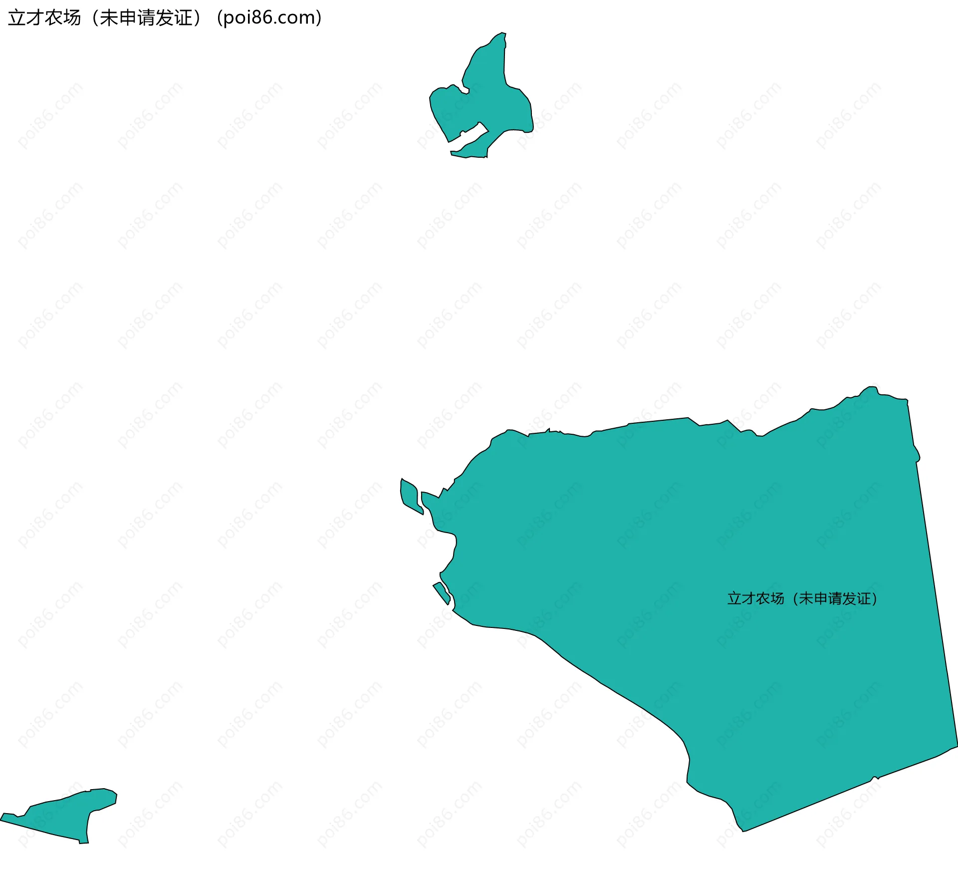 立才农场（未申请发证）边界地图