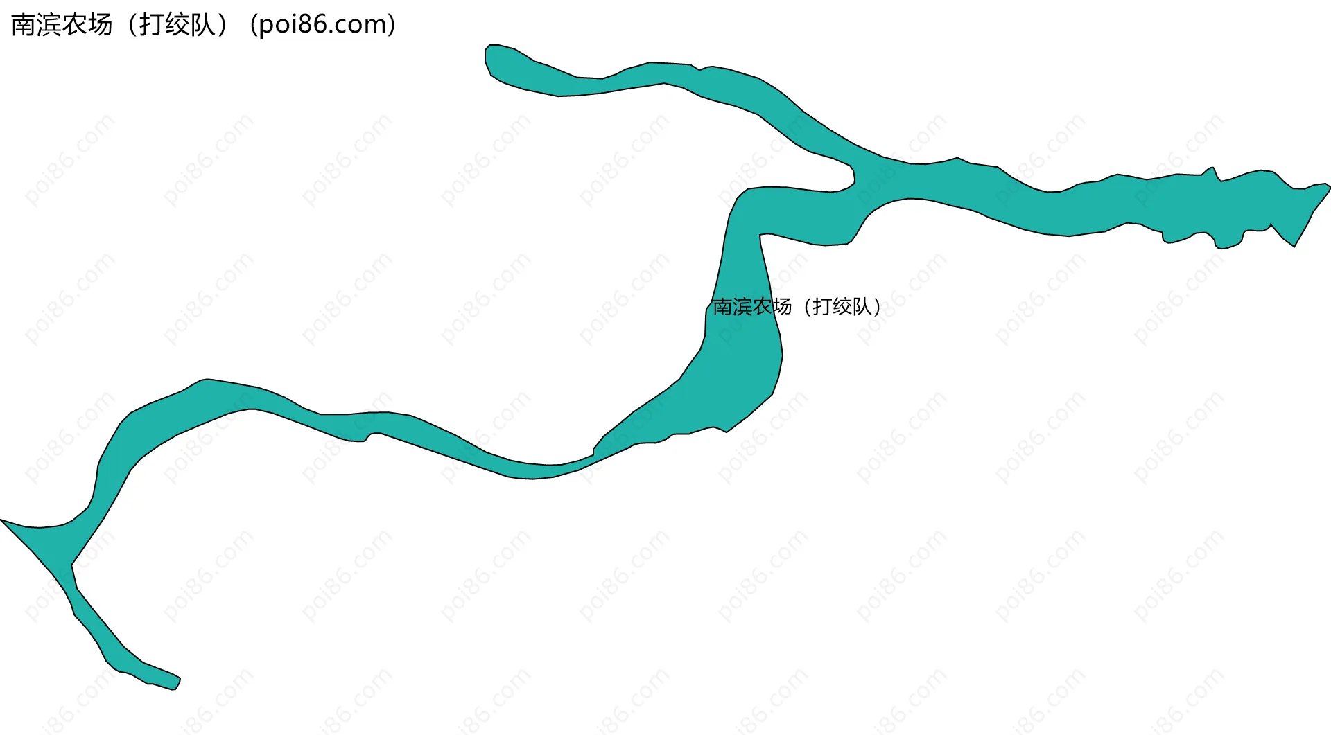 南滨农场（打绞队）边界地图