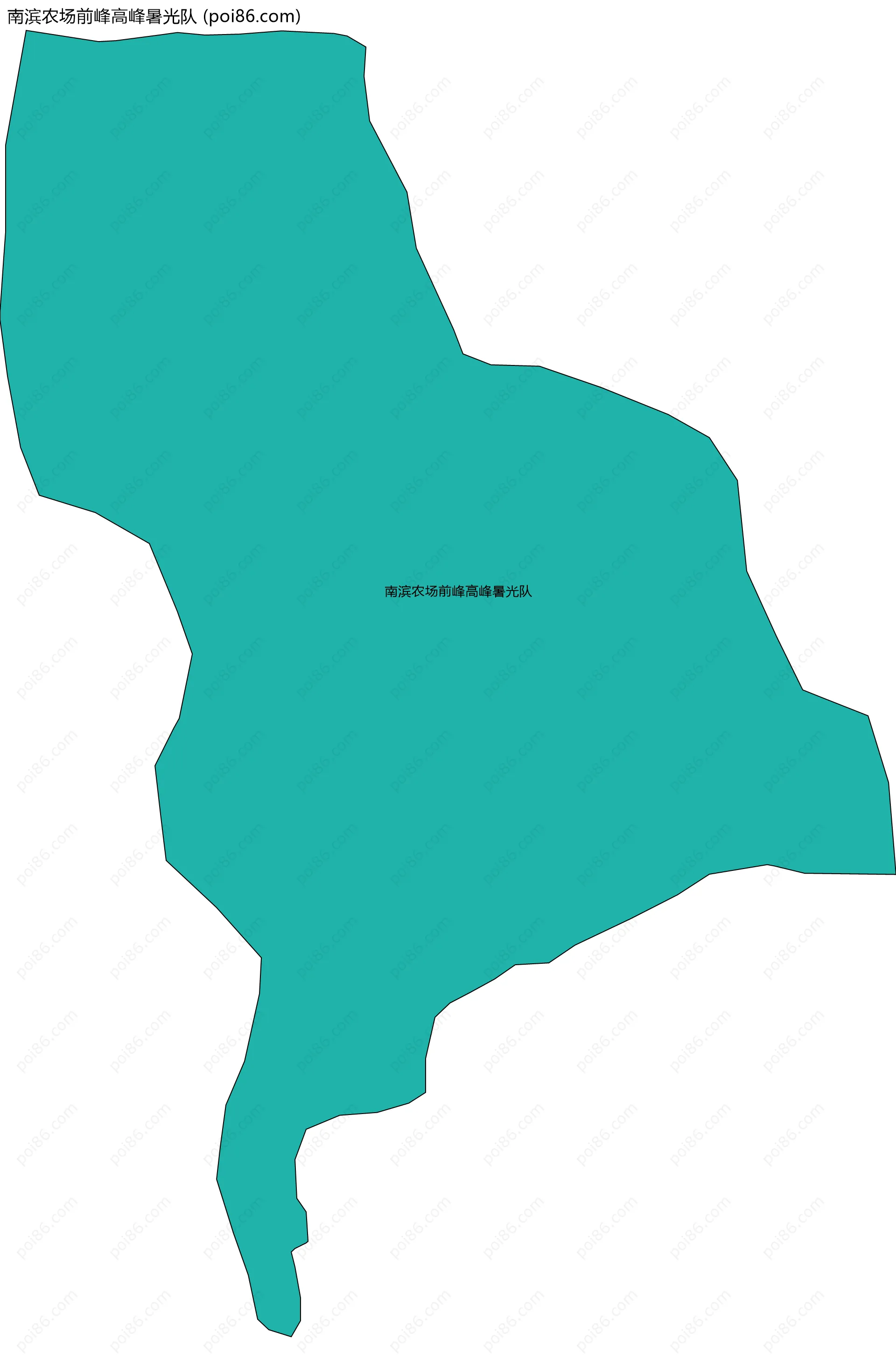 南滨农场前峰高峰暑光队边界地图