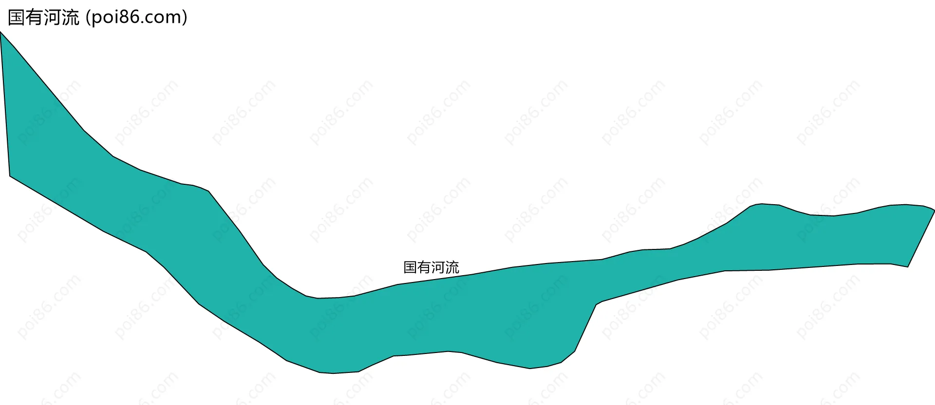 国有河流边界地图