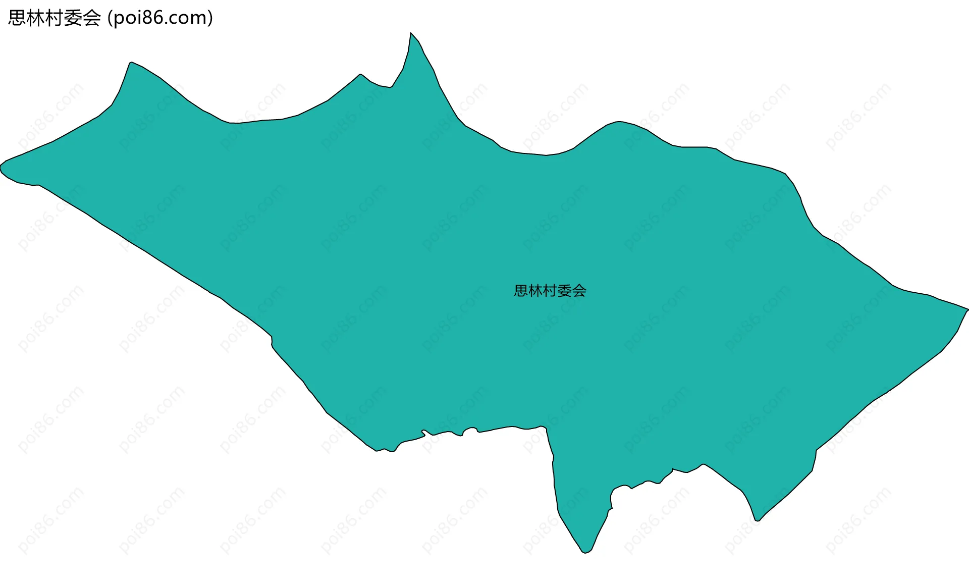 思林村委会边界地图