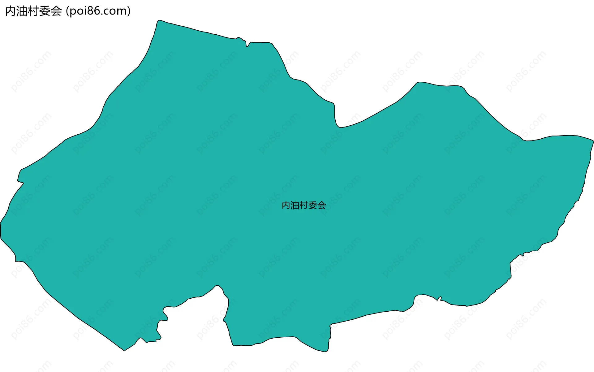 内油村委会边界地图