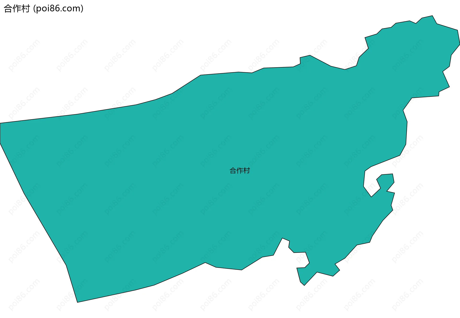 合作村边界地图