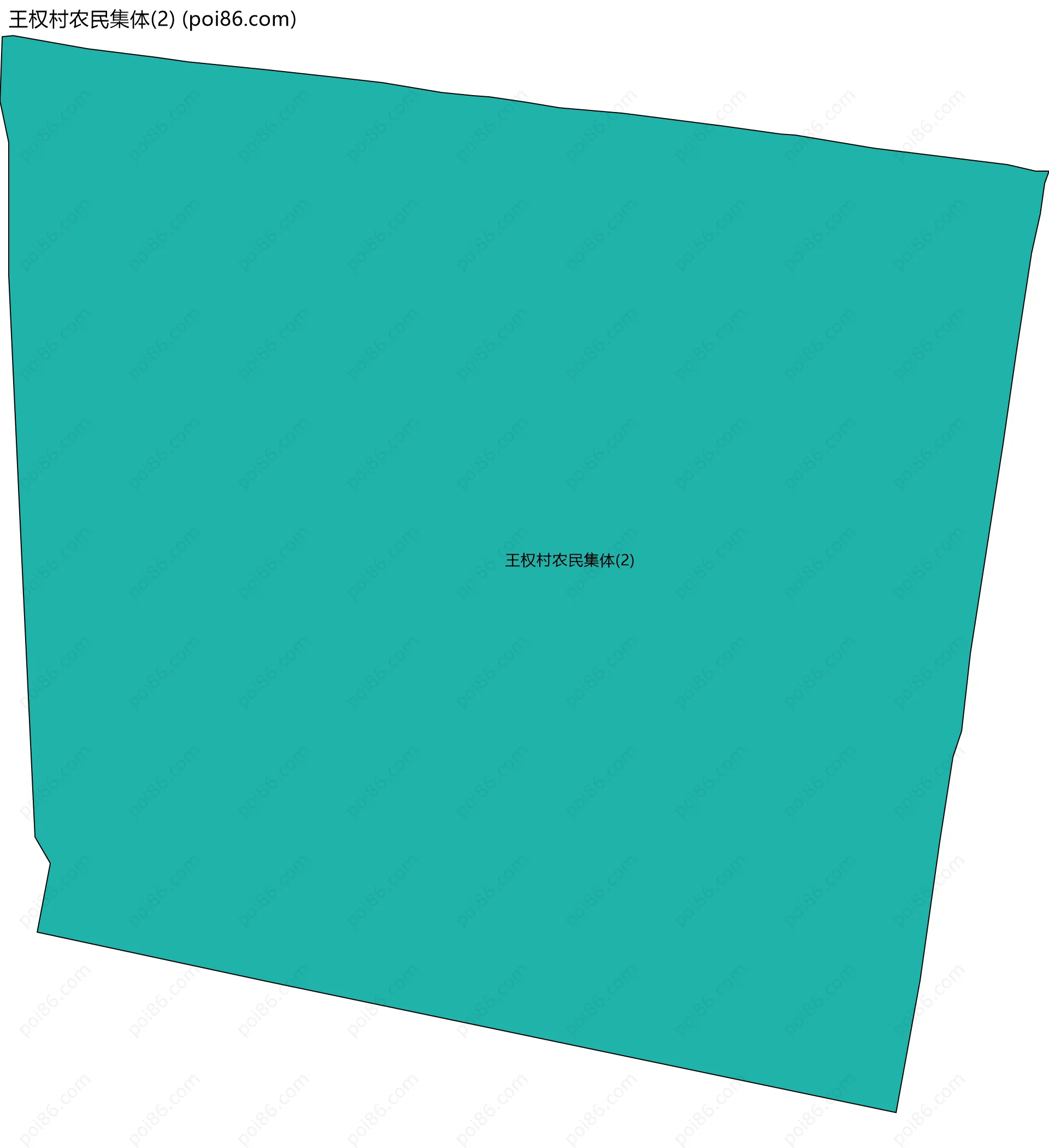 王权村农民集体(2)边界地图